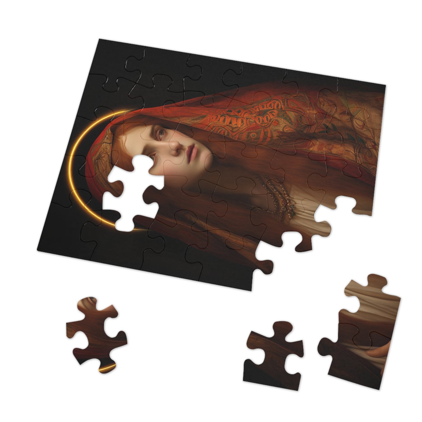 The Beloved Disciple - Mary Magdalene's Devotion - Puzzle and Keepsake Tin - Religious Jigsaw Puzzle (30, 110, 252, 500,1000-Piece)