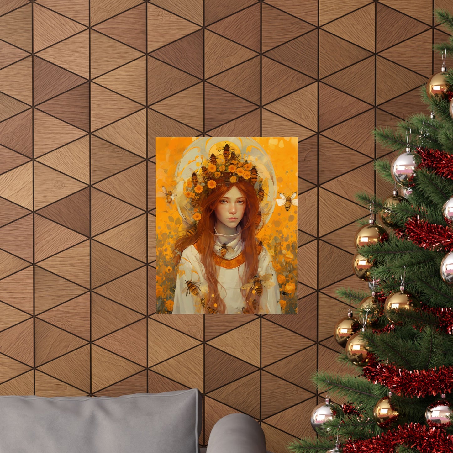 Saint Abigail - Sanctified Souls Print - Multiple Sizes - Premium Matte Vertical Posters