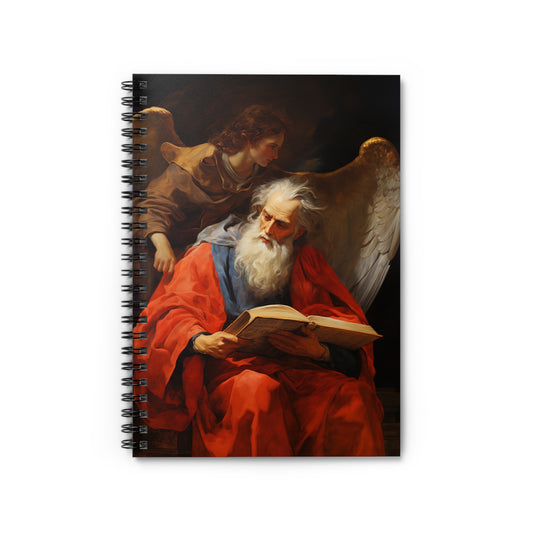Saint Matthew the Apostle Journal - Sanctified Souls Art - Religious Based Notebook - Spiral Notebook - Ruled Line