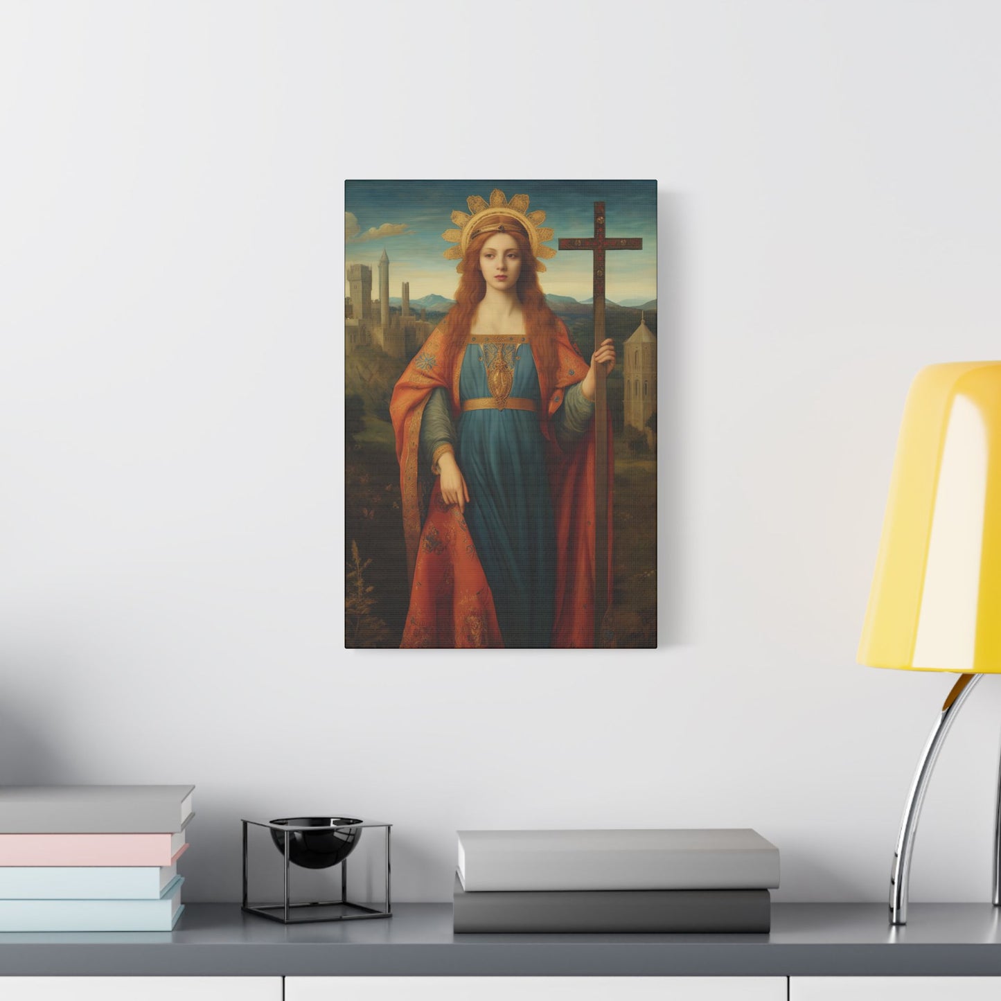 Saint Helena Canvas Print - Multiple Sizes - Catholic Home art - Museum Wrapped Canvas - Sanctified Souls Print