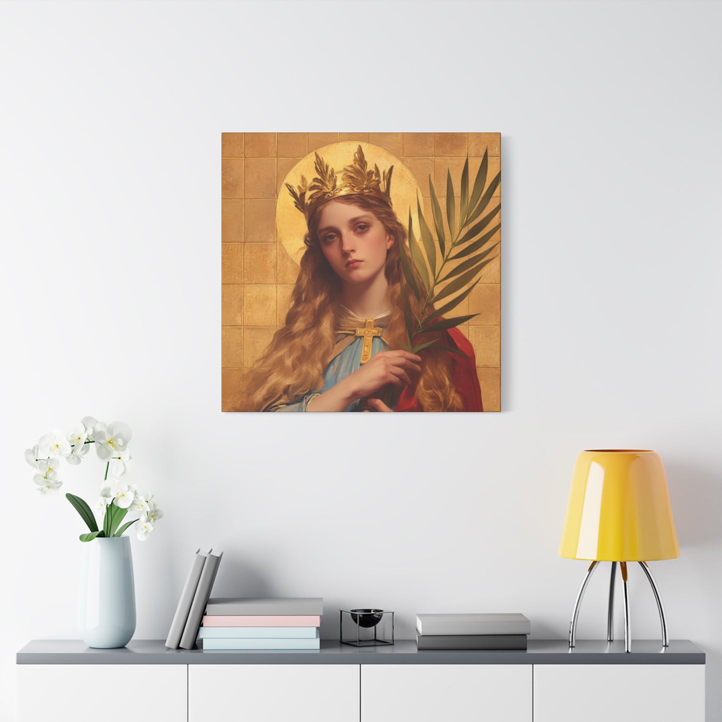 Saint Agrippina - Gallery Wrapped Canvas - Print - Religious Art for your Home - Catholic Art