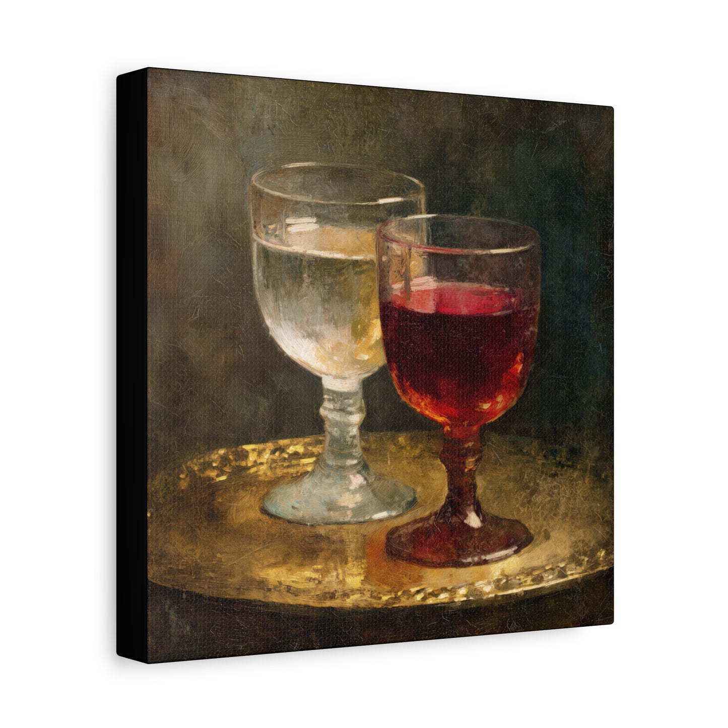 Cana and the Miracle of Abundance - Water into Wine - Gallery Wrapped Canvas - Print - Religious Art for your Home - Catholic Art Print