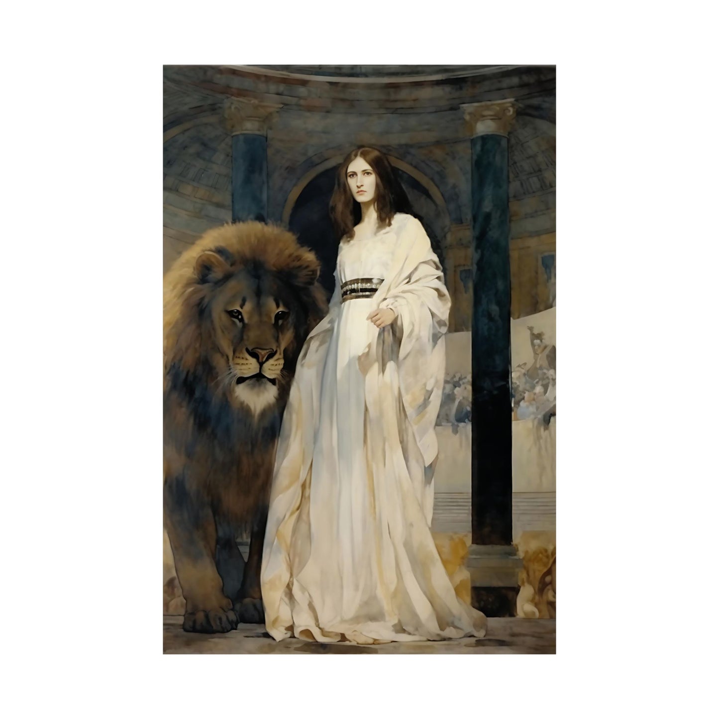 Saint Euphemia Print - Sanctified Souls Print - Multiple Sizes - Premium Matte Vertical Posters