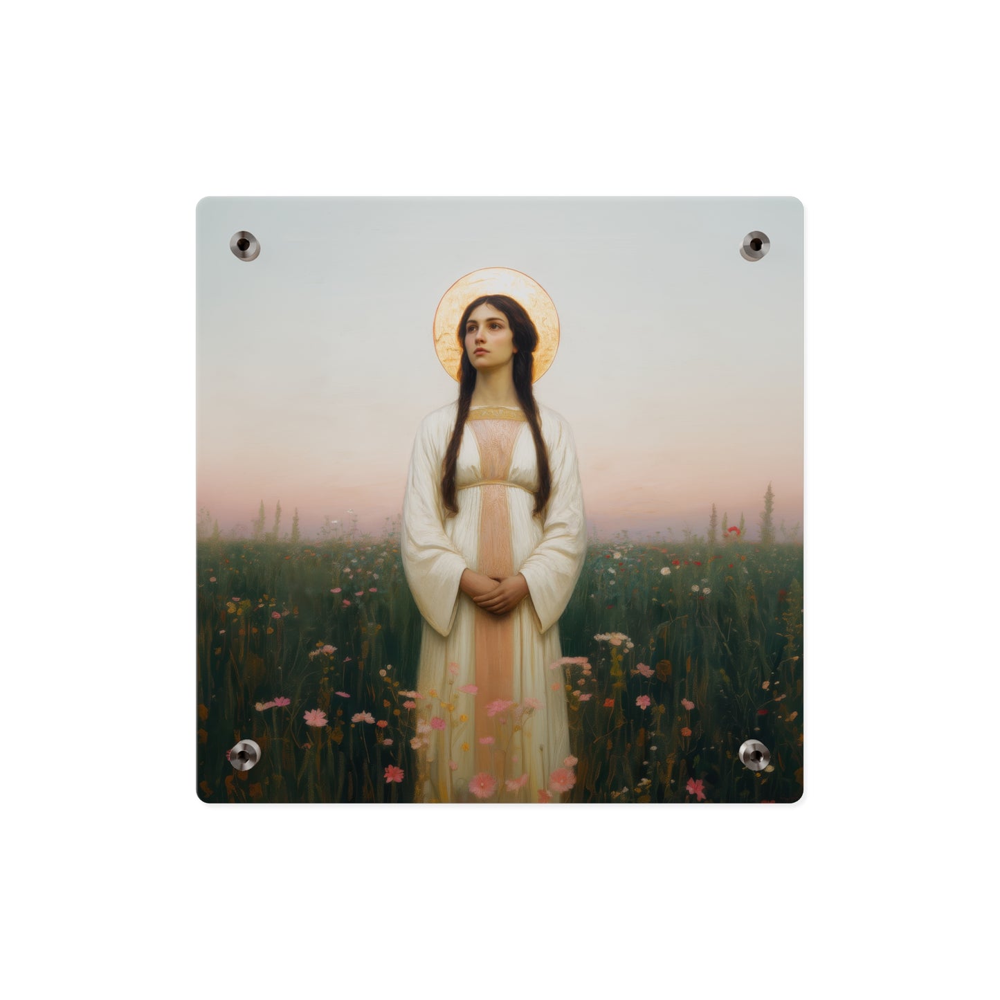 Saint Sabina Wall Art Panel - Ready to Hang Acrylic Print - Catholic Saint Art - Patron Saint Print - No Frame needed