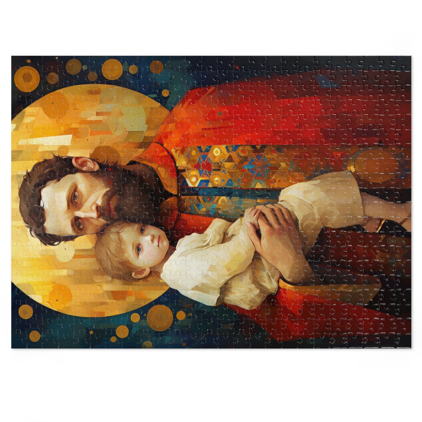 Saint Christopher - Puzzle and Keepsake Tin - Religious Jigsaw Puzzle (30, 110, 252, 500,1000-Piece) - Religious Puzzle