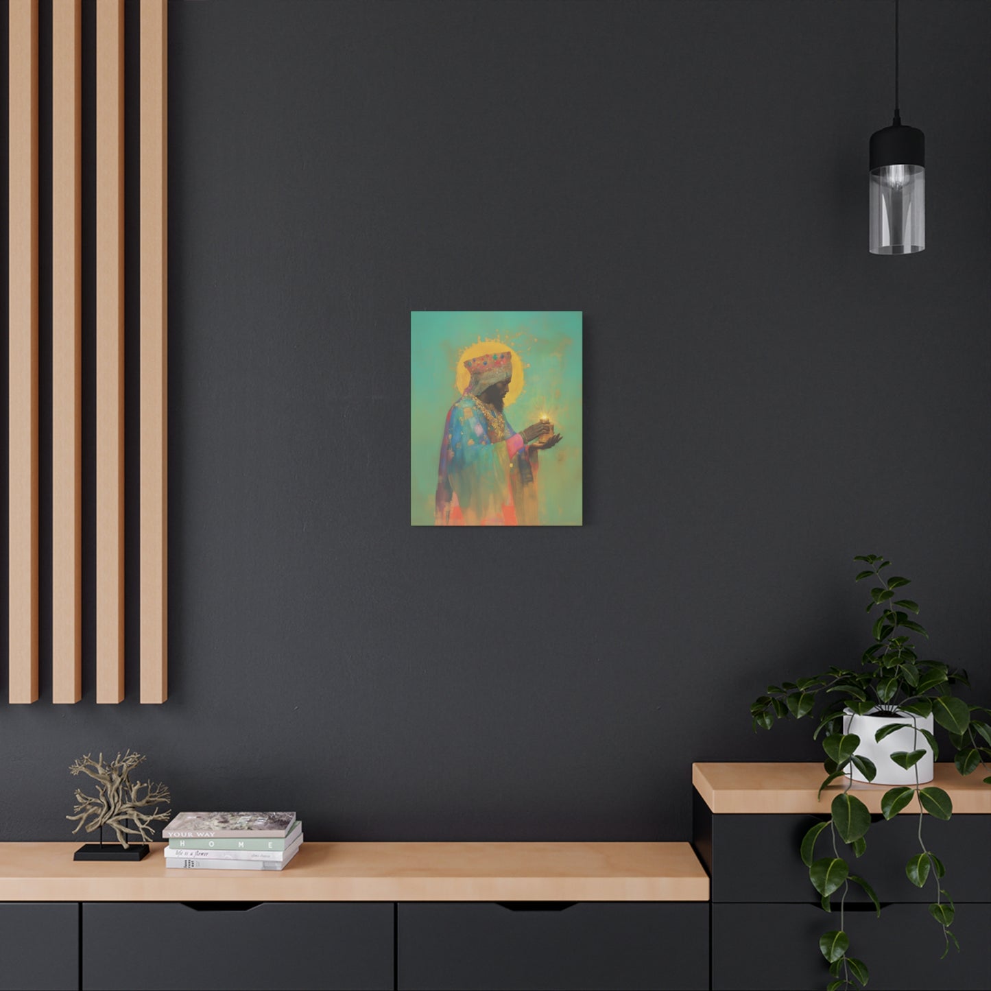 Balthazar and the Gift of Foretold Sorrow - 3 Wise Men - Gallery Wrapped Canvas - Print - Religious Art for your Home - Catholic