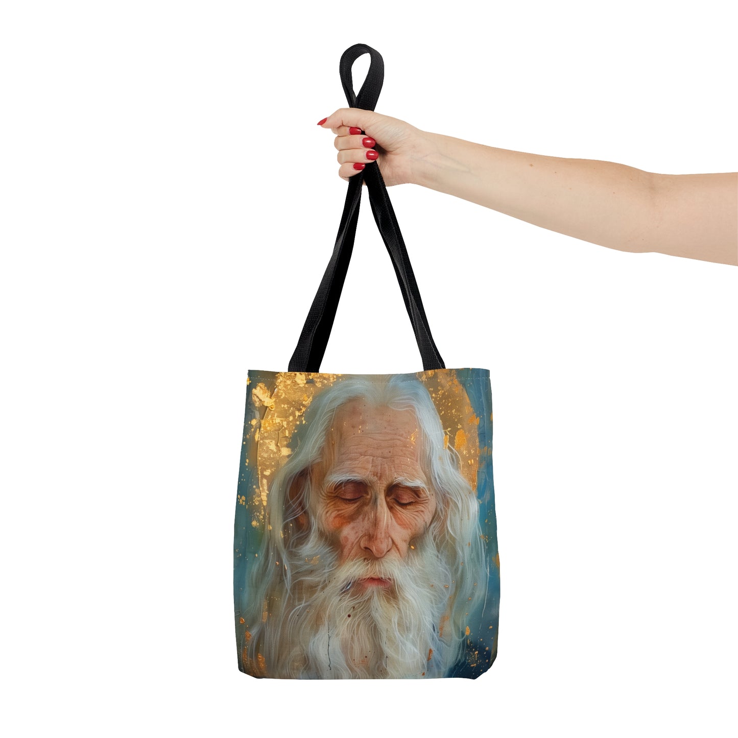 Saint Paul the Simple Tote Bag - Large Medium Small Faith Art Bag - Catholic Faith Art purse - Double Sided
