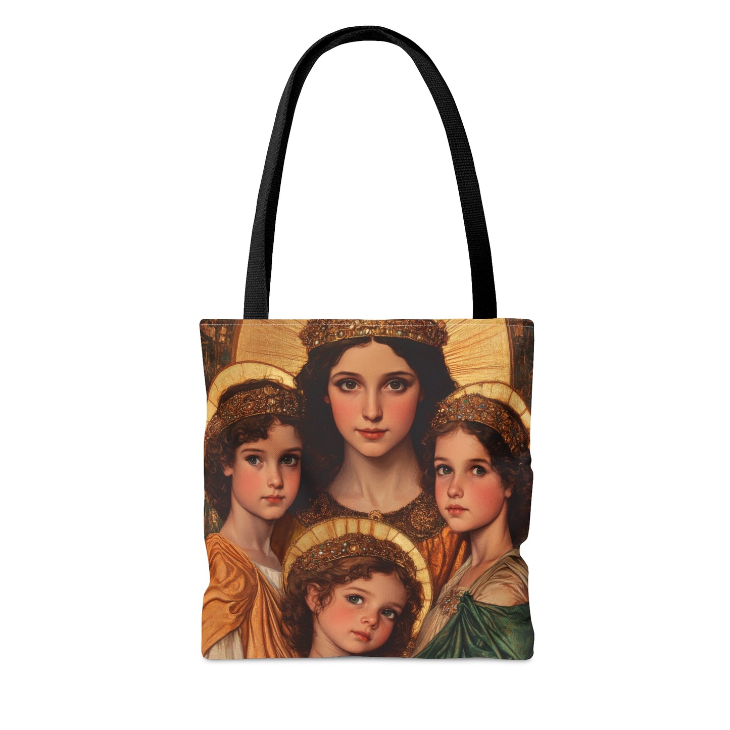 Saints Sophia, Faith, Hope and Charity Tote Bag - Large Medium Small Faith Art Bag - Catholic Faith Purse - Religious - Prayer Bag