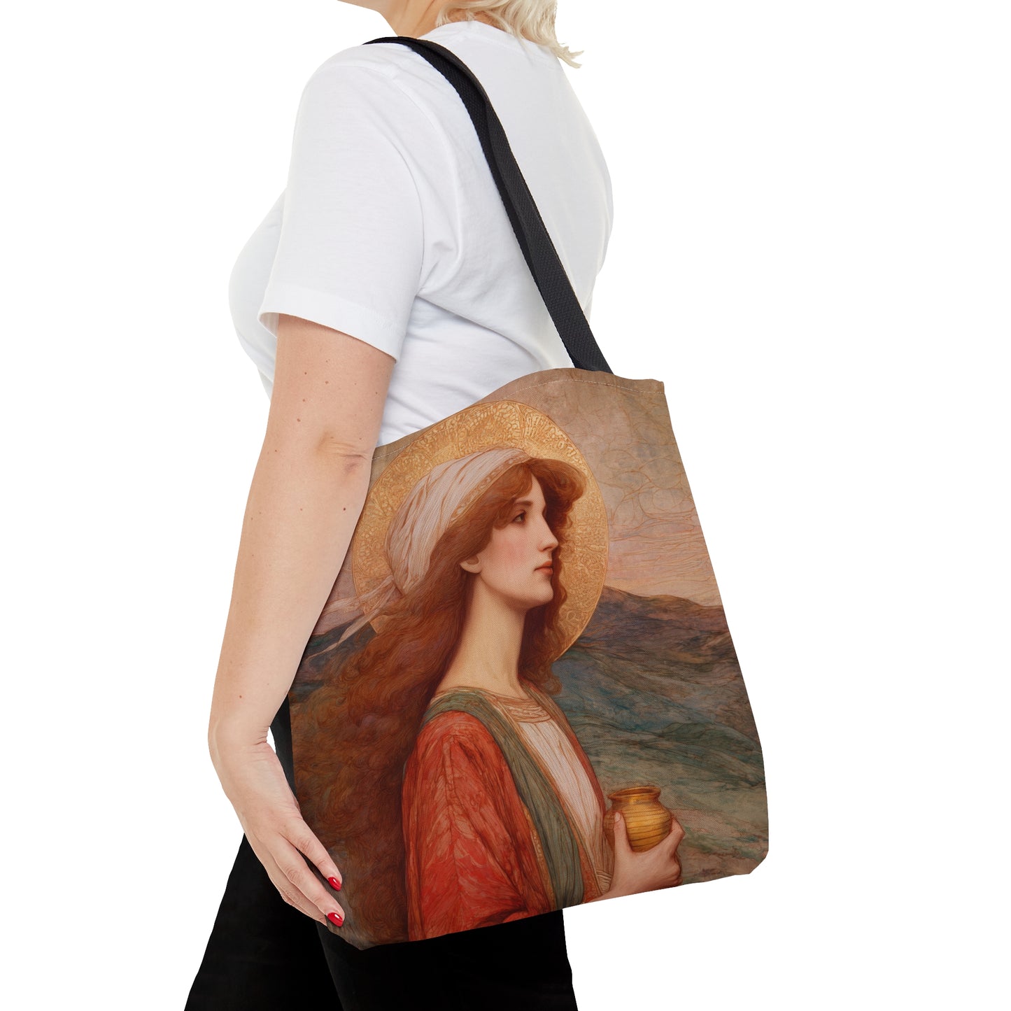 Saint Joanna - Tote Bag - Large Medium Small Faith Art Bag - Catholic Faith Purse