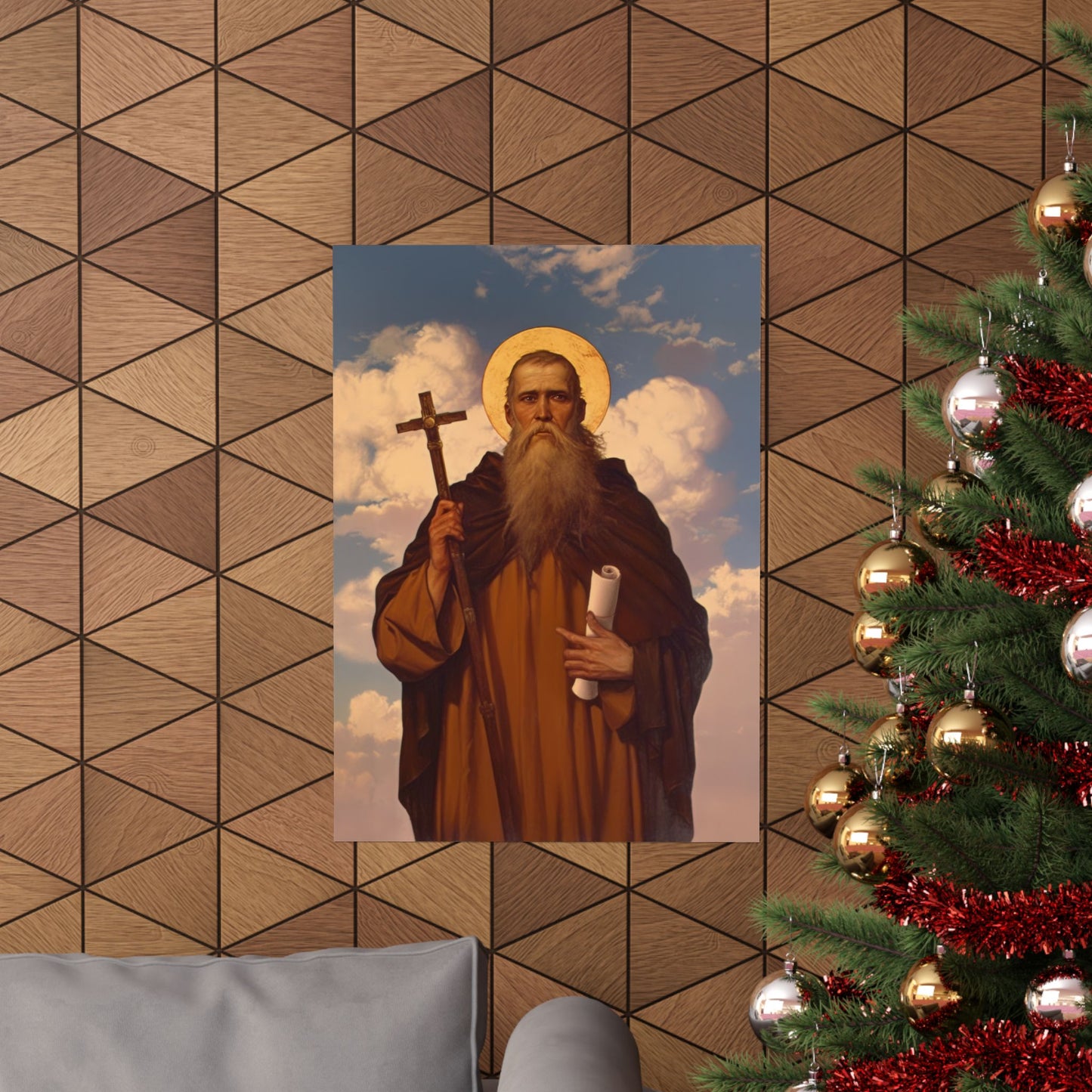 Saint Joannicus the Great / Loannikios of Mount Olympus - Sanctified Souls Print - Multiple Sizes - Premium Matte Vertical Posters