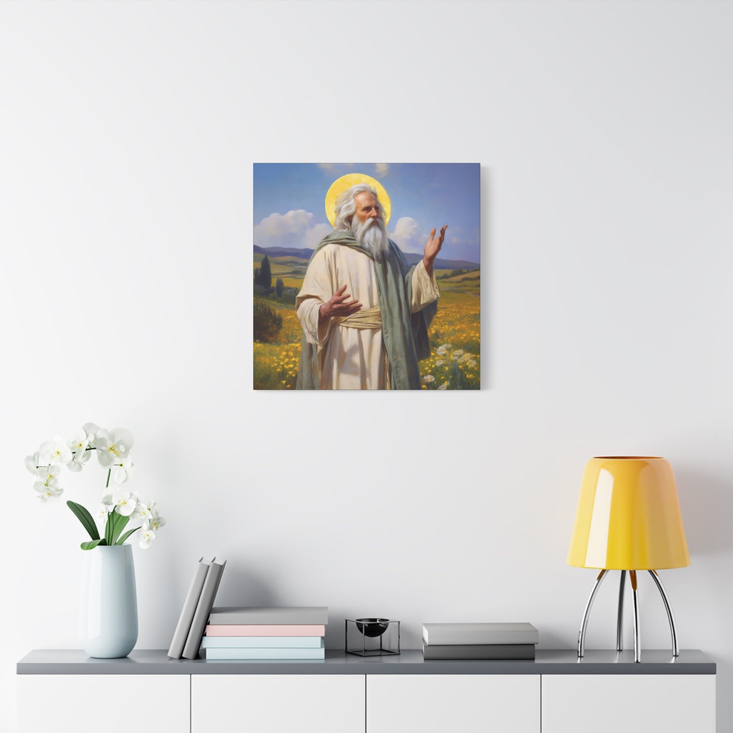 Saint Hilary of Arles - Gallery Wrapped Canvas - Print - Religious Art for your Home - Catholic Art Print