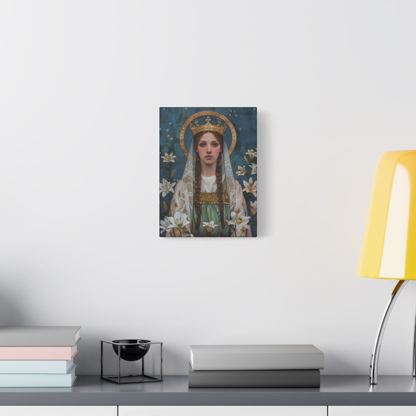 Saint Isabel of France - Museum Wrapped Canvas - Sanctified Souls Print - Religious Art - Catholic Saint