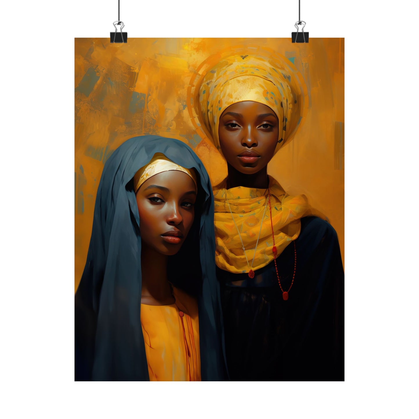 Saint Perpetua and Saint Felicity Print - Sanctified Souls Print - Multiple Sizes - Premium Matte Vertical Posters