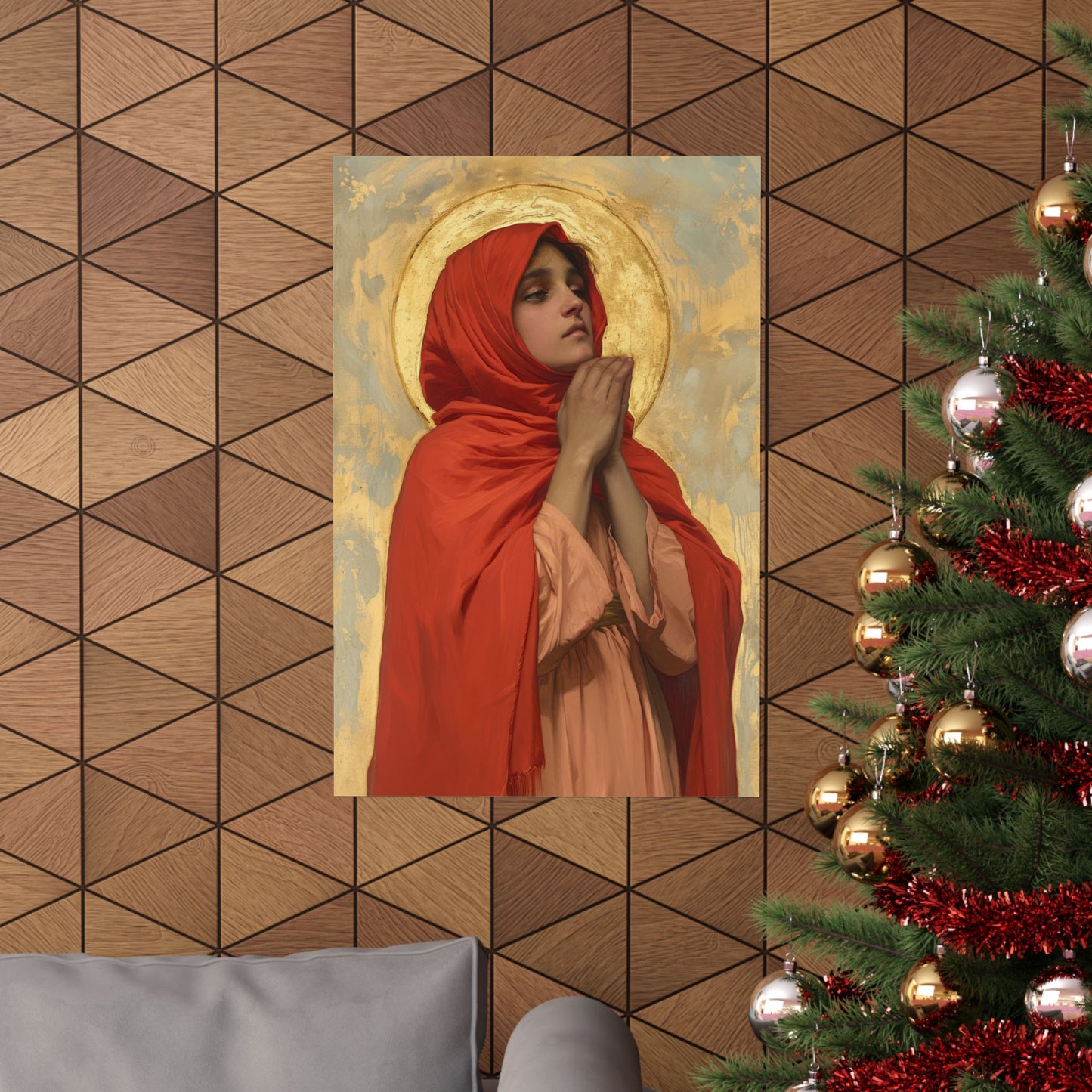 Saint Laura of Cordoba - Sanctified Souls Print - Multiple Sizes - Premium Posters - Catholic Art - Christian Home Decor Art