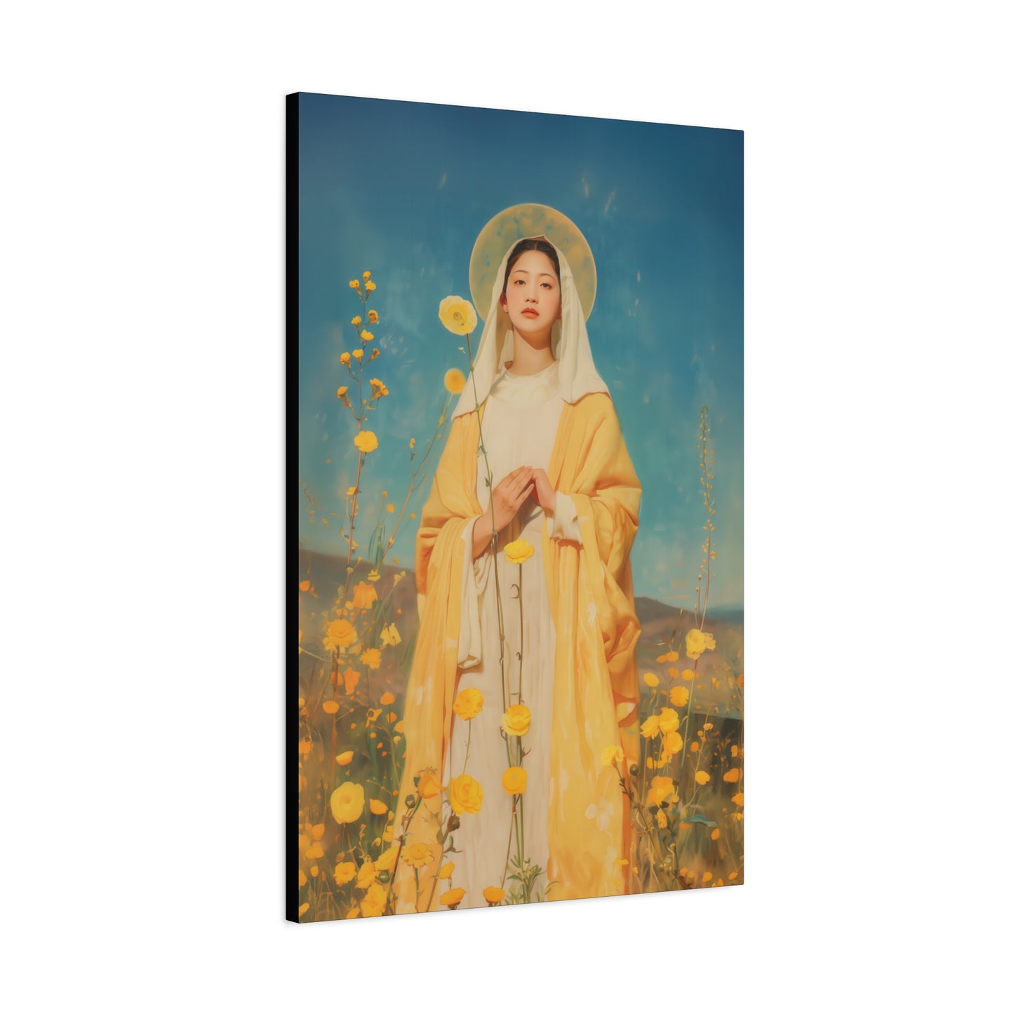 Saint Agatha Lin - Gallery Wrapped Canvas - Print - Religious Art for your Home - Catholic Art