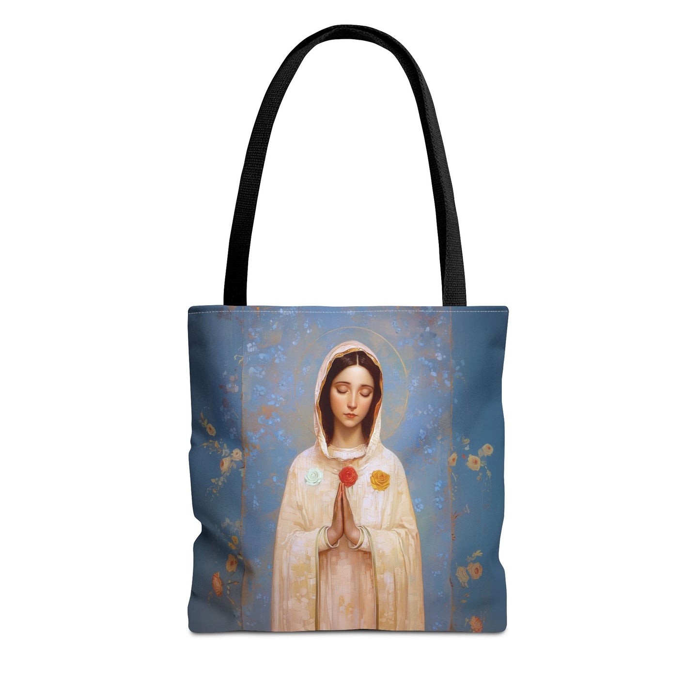 Rosa Mystica - Mystical Rose - Mother Mary - Marian Art - Tote Bag - Large Medium Small Faith Art Bag - Tote Purse