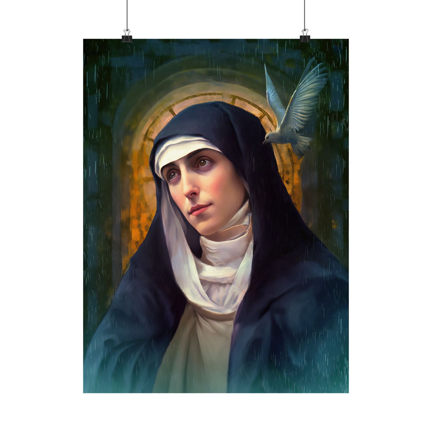 Saint Teresa of Ávila Print - Sanctified Souls Print - Multiple Sizes - Premium Matte Vertical Posters