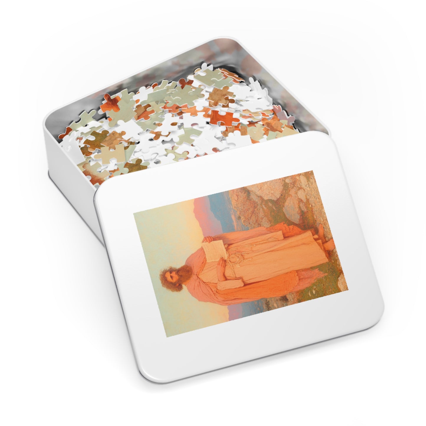 Obadiah - Keeper of the Lord's Warning and Mercy - Puzzle & Keepsake Tin - Religious Jigsaw Puzzle (30, 110, 252, 500,1000-Piece)