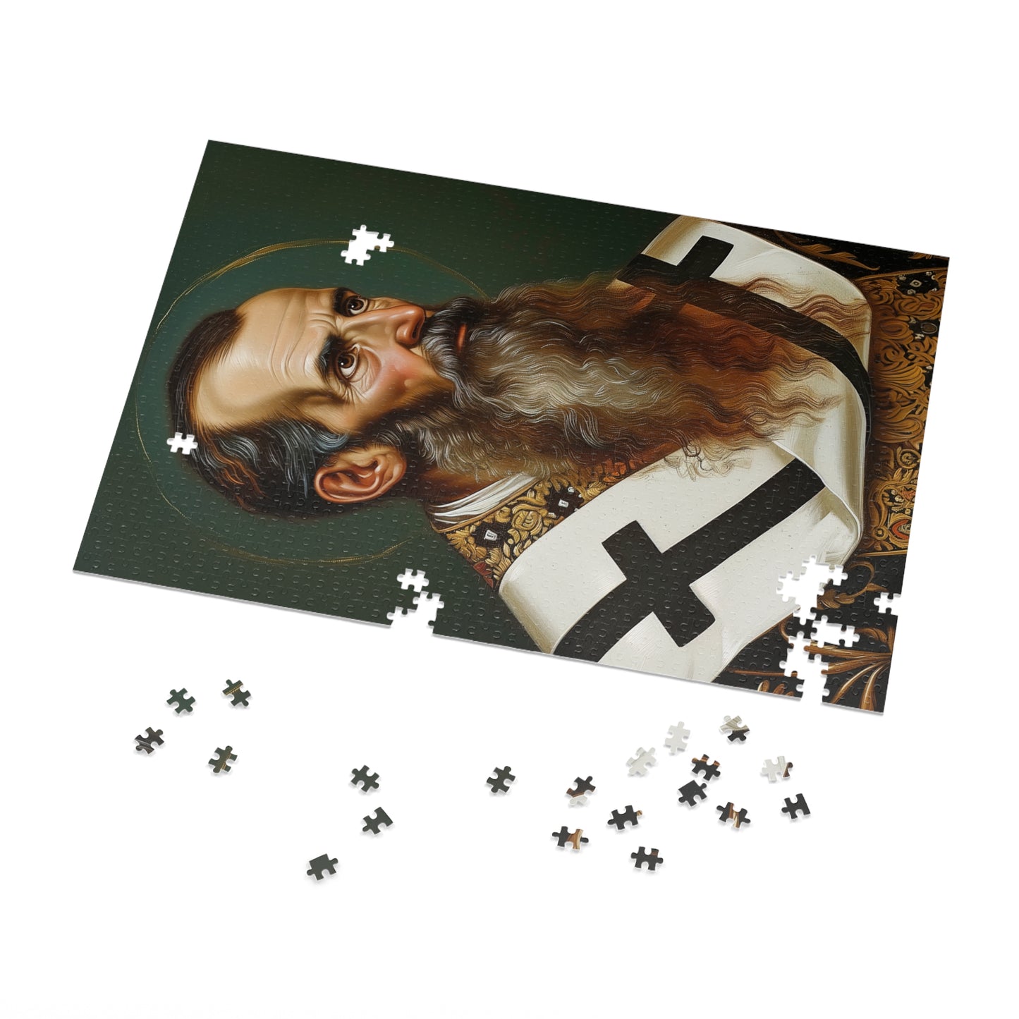 Saint Basil the Great - Puzzle and Keepsake Tin - Religious Jigsaw Puzzle (30, 110, 252, 500,1000-Piece) - Religious Puzzle