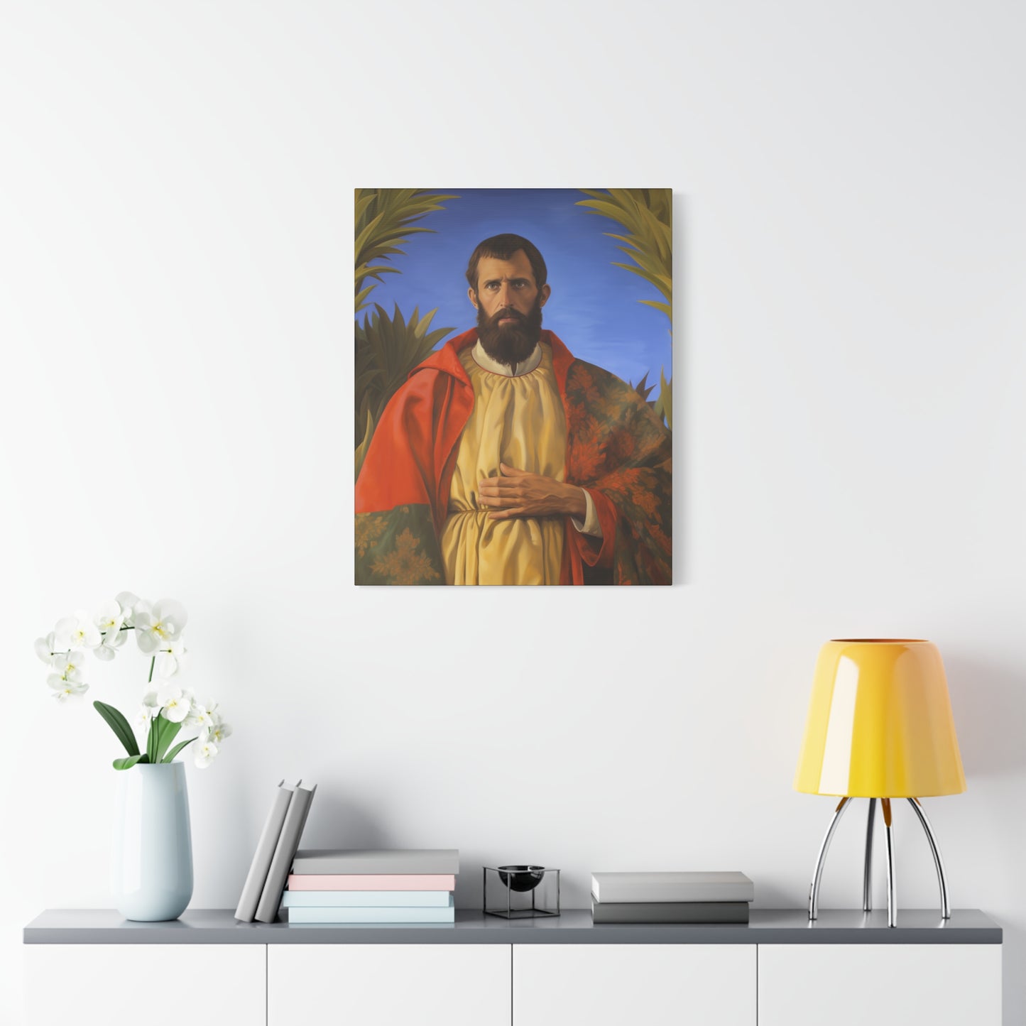 Saint Thomas the Apostle - Museum Wrapped Canvas - Sanctified Souls Print - Religious Art for your Home
