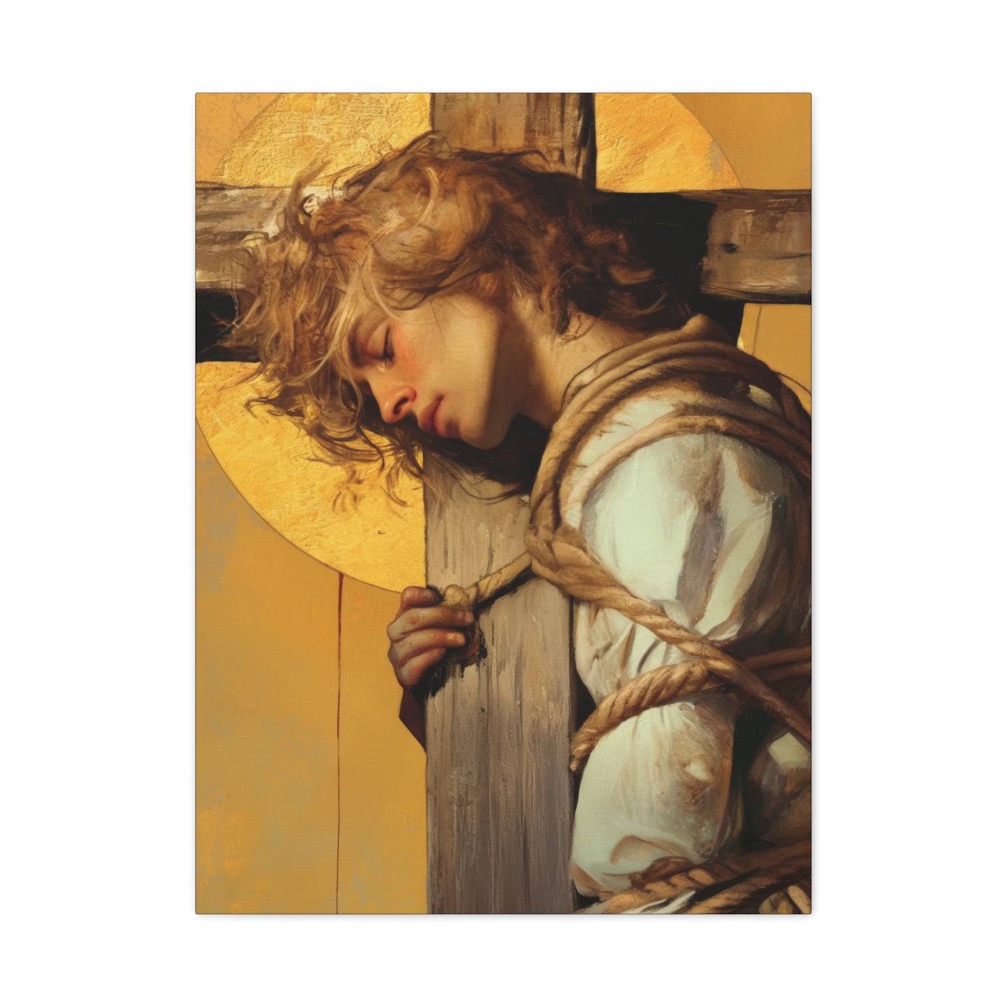 Saint Dismus, The 'Good Thief' - Gallery Wrapped Canvas - Print - Religious Art for your Home - Catholic Art
