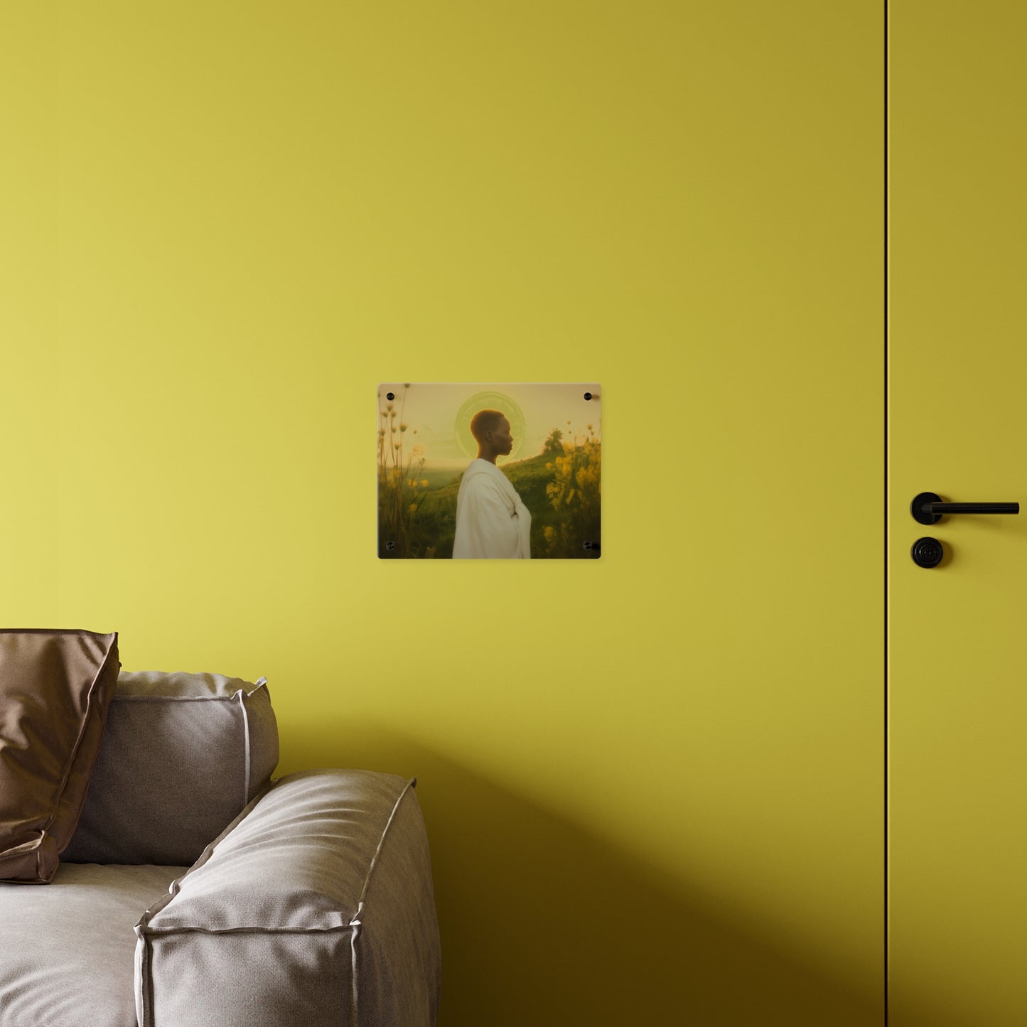 Saint Charles Lwanga Wall Art Panel - Ready to Hang Acrylic Print - Catholic Saint Art - Patron Saint Print - No Frame needed