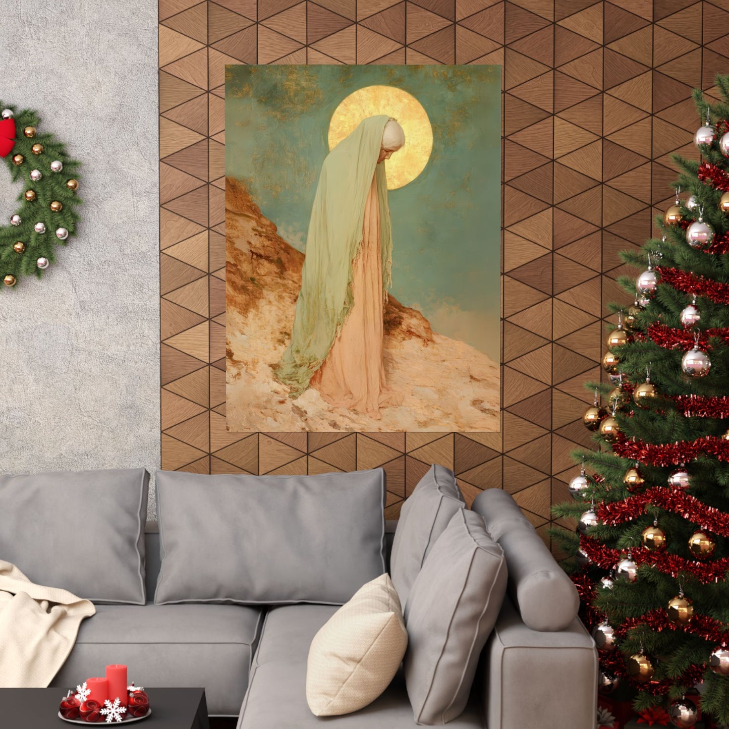 Saint Melania the Elder - Desert Mother - Sanctified Souls Print - Multiple Sizes - Premium Matte Vertical Posters