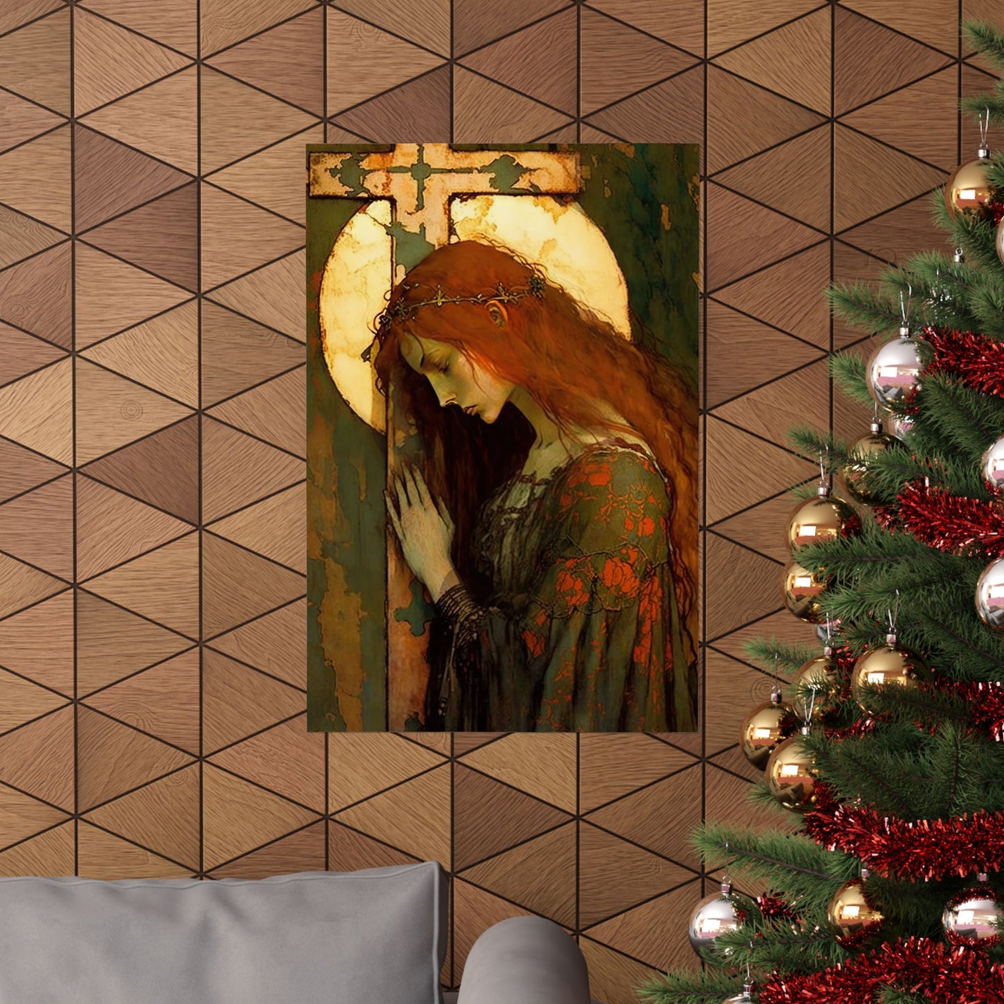 The Eternal Hope of Mary Magdalene Print - Sanctified Souls Print - Multiple Sizes - Premium Matte Vertical Posters