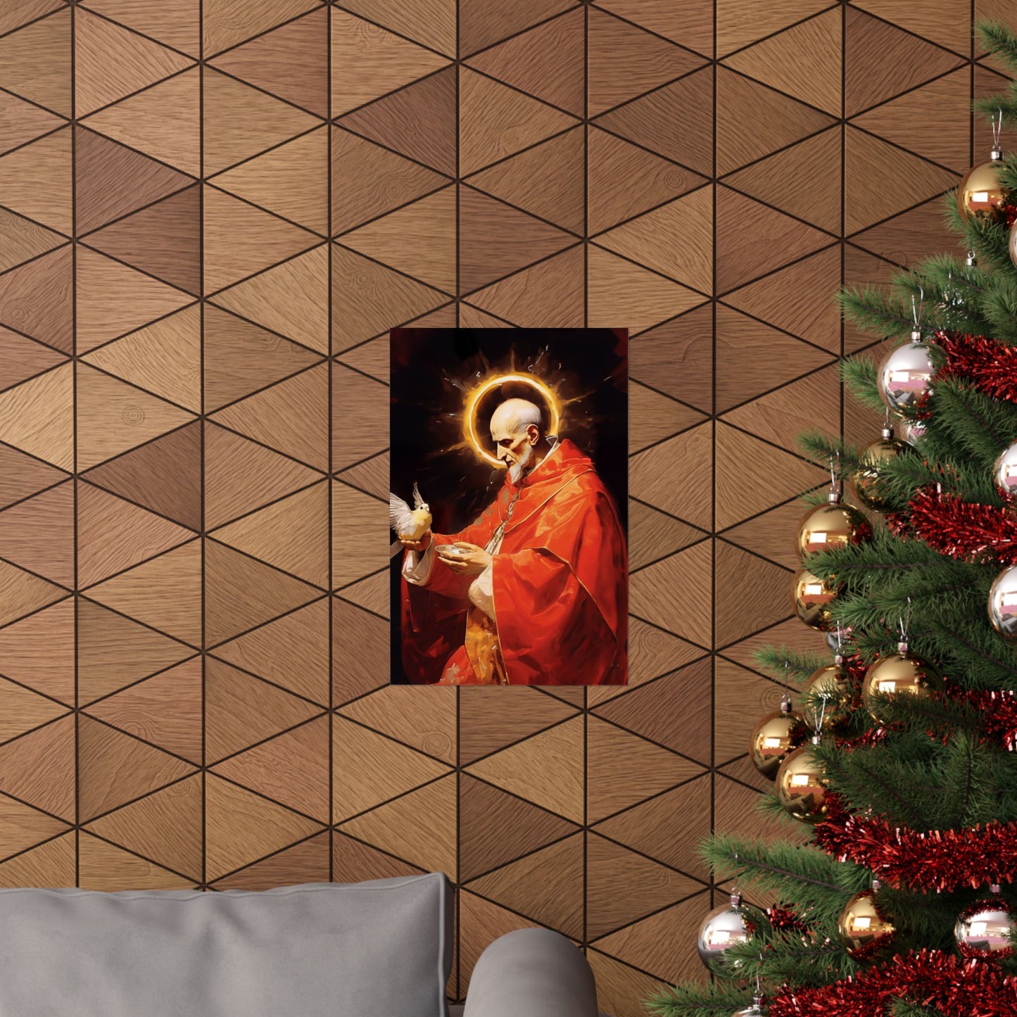 Pope Saint Gregory the Great Print - Sanctified Souls Print - Multiple Sizes - Premium Matte Vertical Posters