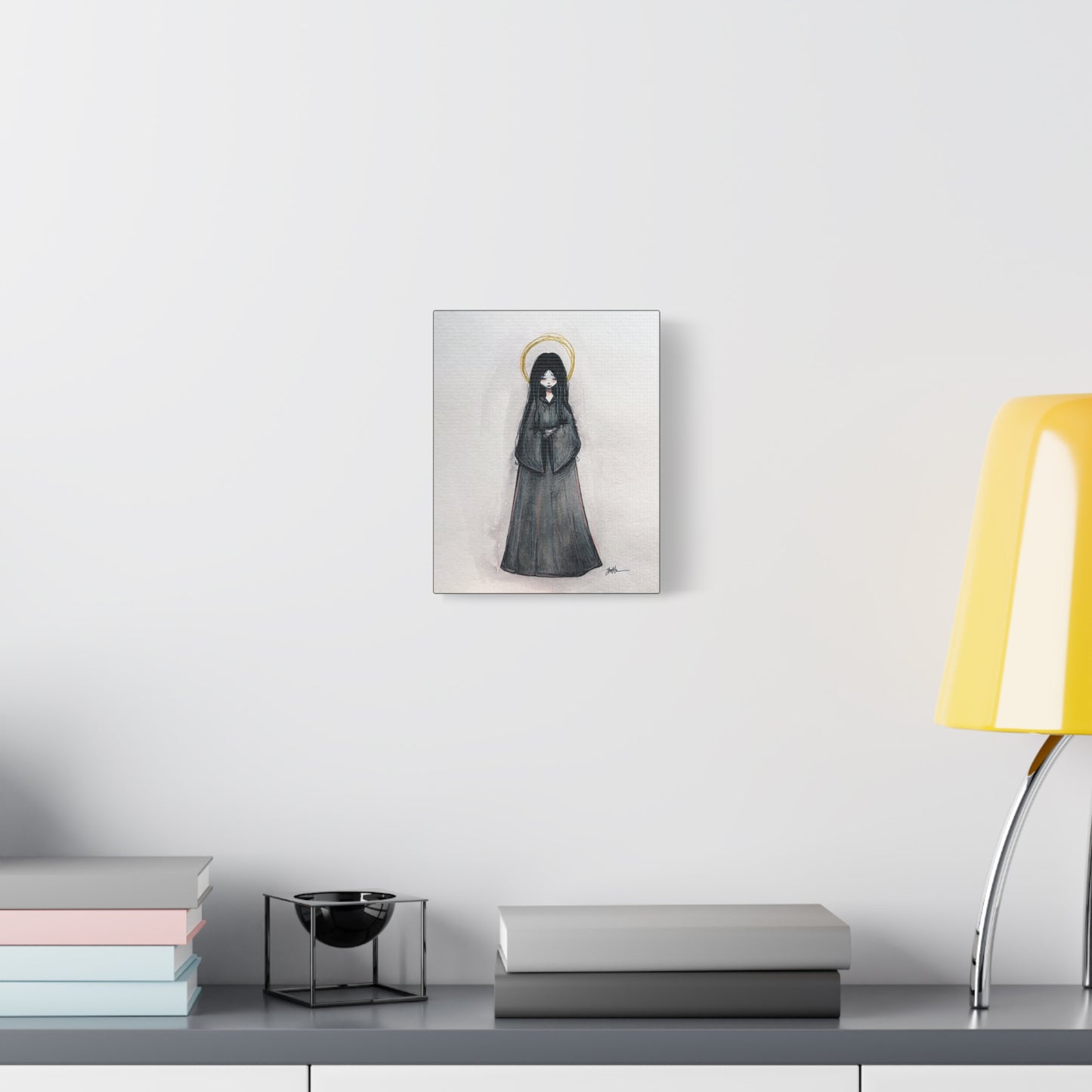 Blessed Mary Magdalen Kiota Hand-Drawn Catholic Canvas Print | Martyrs of Japan Sacred Art | Sanctified Solocosmo Religious Artwork