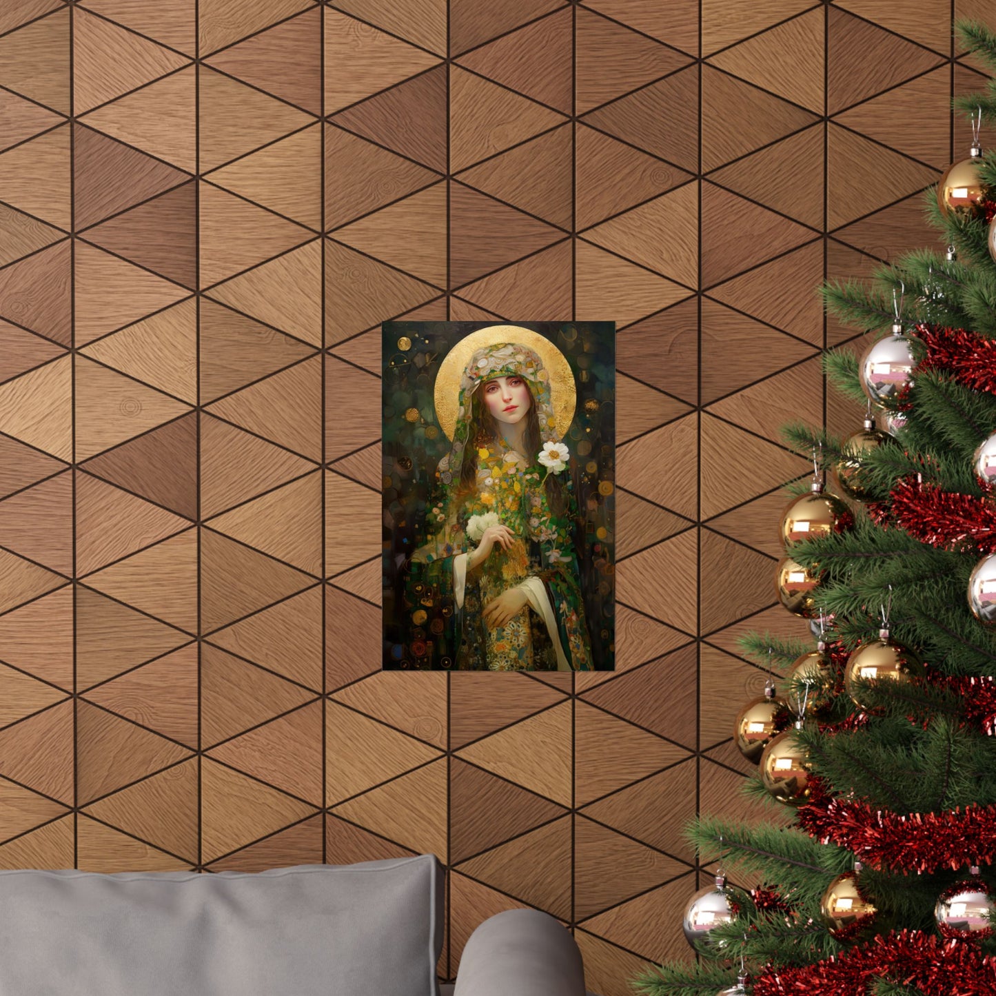 Saint Regina - Sanctified Souls Print - Multiple Sizes - Premium Matte Vertical Posters