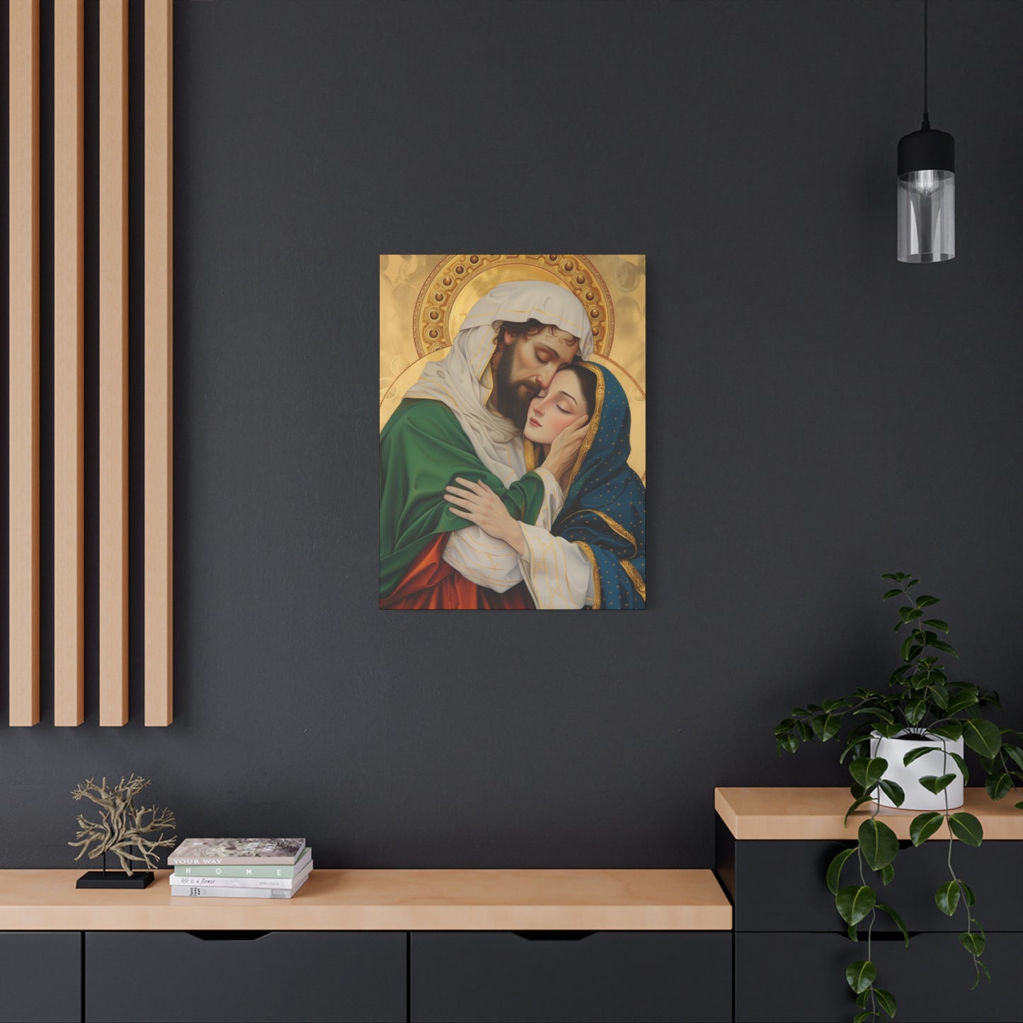 Saints Aquila and Priscilla - Museum Wrapped Canvas - Sanctified Souls Print - Religious Art for your Home - Religious Wall Art - Print