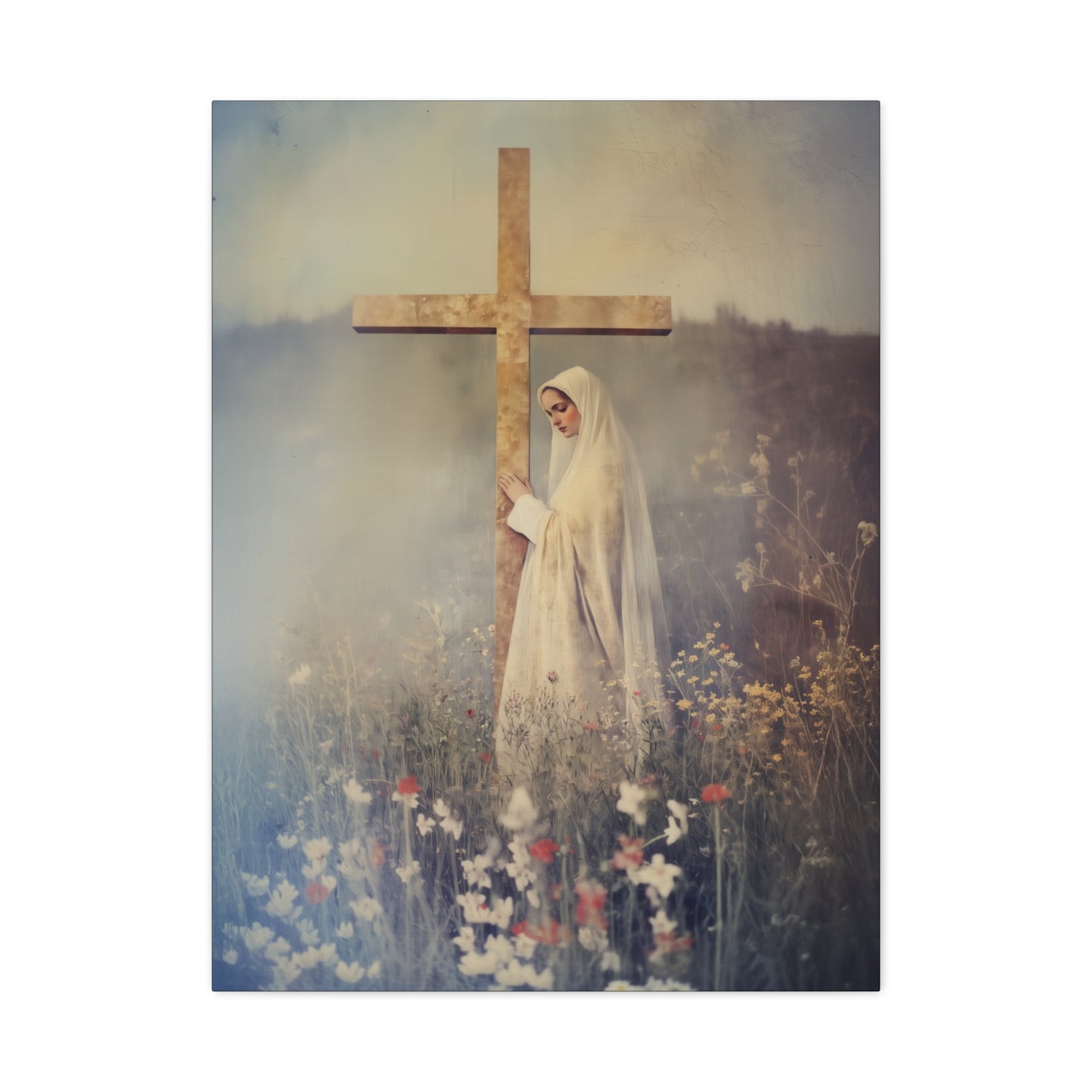 The Feast of the Exaltation of the Holy Cross - Multiple Sizes - Catholic Home art - Museum Wrapped Canvas - Sanctified Souls Print