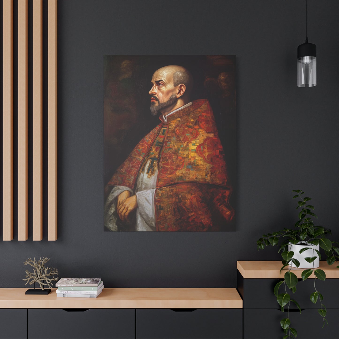 Saint Ignatius of Loyola Canvas Print - Multiple Sizes - Catholic Home art - Museum Wrapped Canvas - Sanctified Souls Print