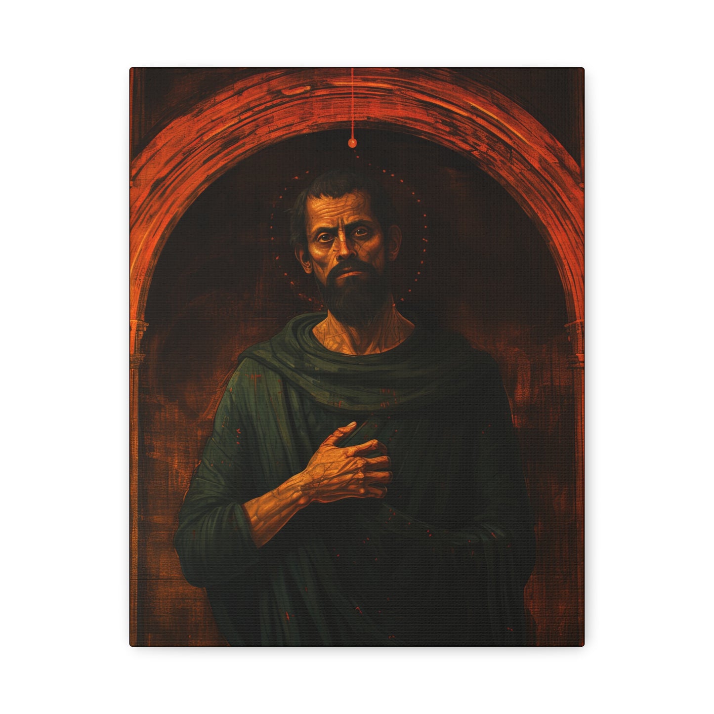 Saint Bartholomew Canvas Print - Multiple Sizes - Catholic Home art - Museum Wrapped Canvas - Sanctified Souls Print