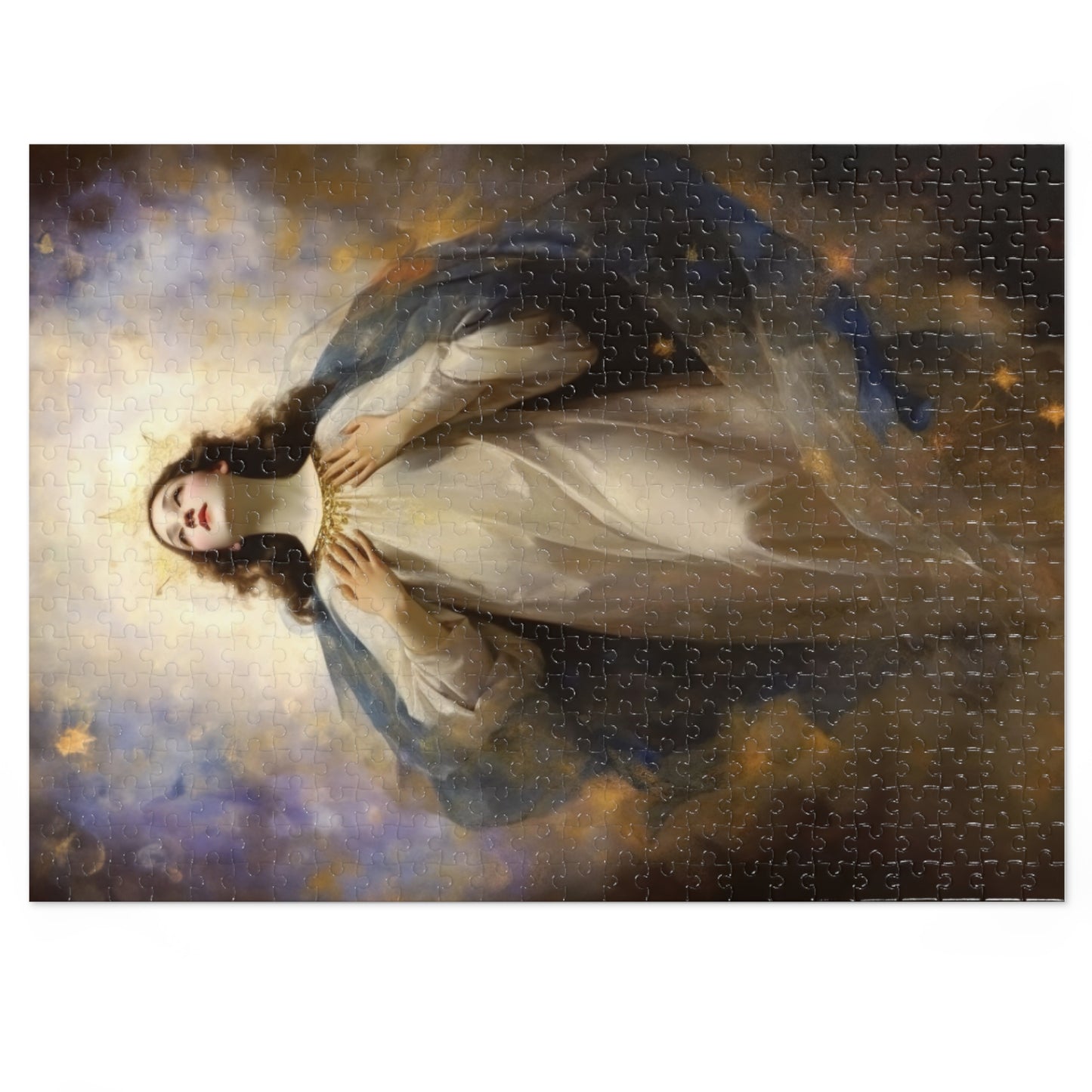 The Assumption of Mary - Puzzle and Keepsake Tin - Religious Jigsaw Puzzle (30, 110, 252, 500,1000-Piece) - Religious Puzzle