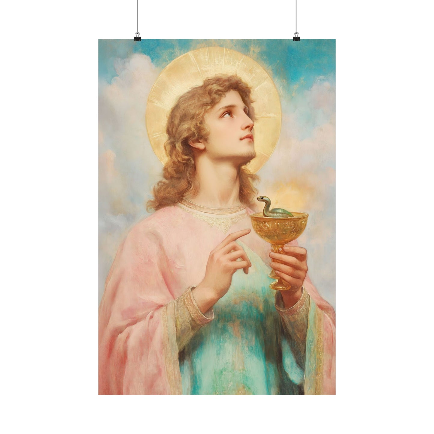 Copy of Saint John the Apostle - Sanctified Souls Print - Multiple Sizes - Premium Matte Vertical Posters