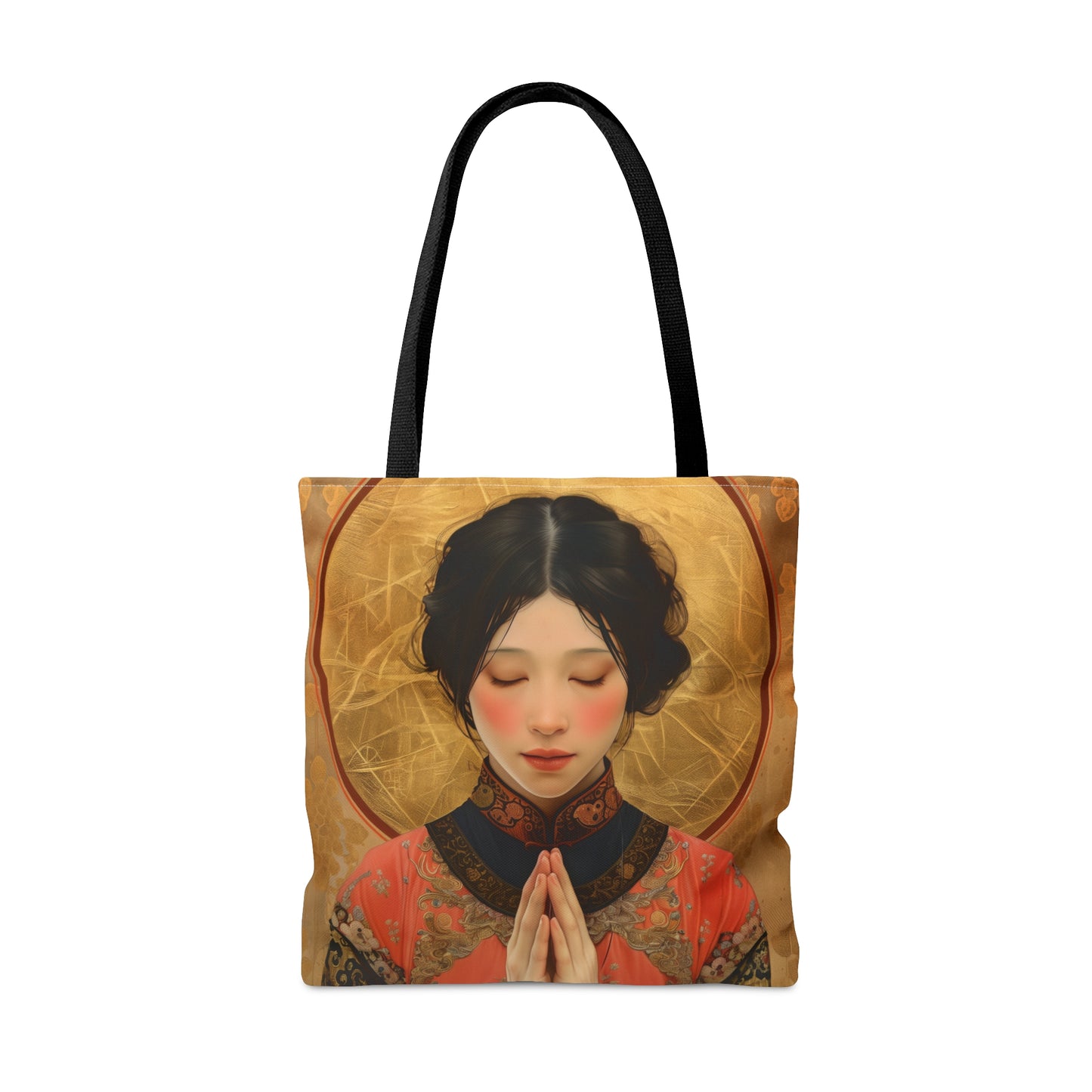 Saint Lucy Yi Zhenmei Tote Bag - Purse - Three sizes - Faith Art Bag - Catholic faith inspired carry-all purse - Double Sided