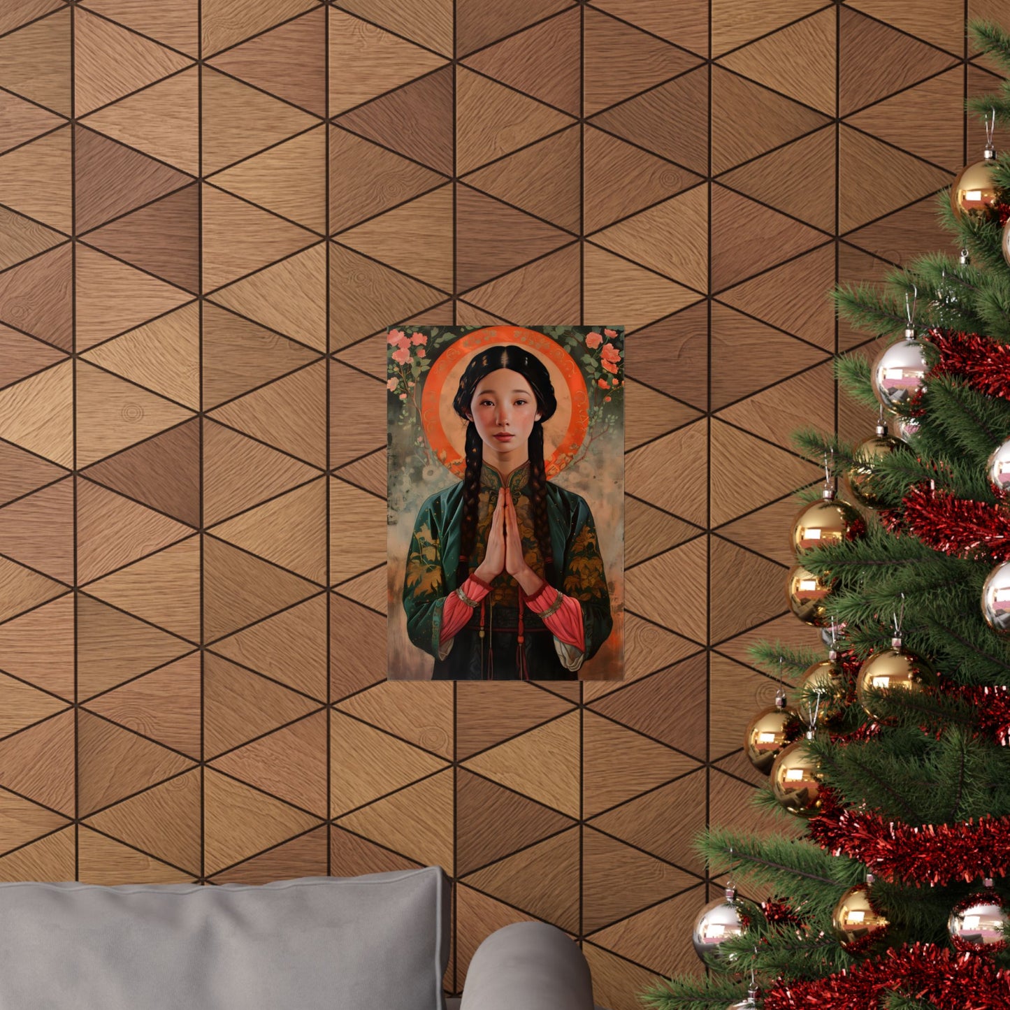 Saint Anna Wang - Sanctified Souls Print - Multiple Sizes - Premium Matte Vertical Posters -  Martyr of China
