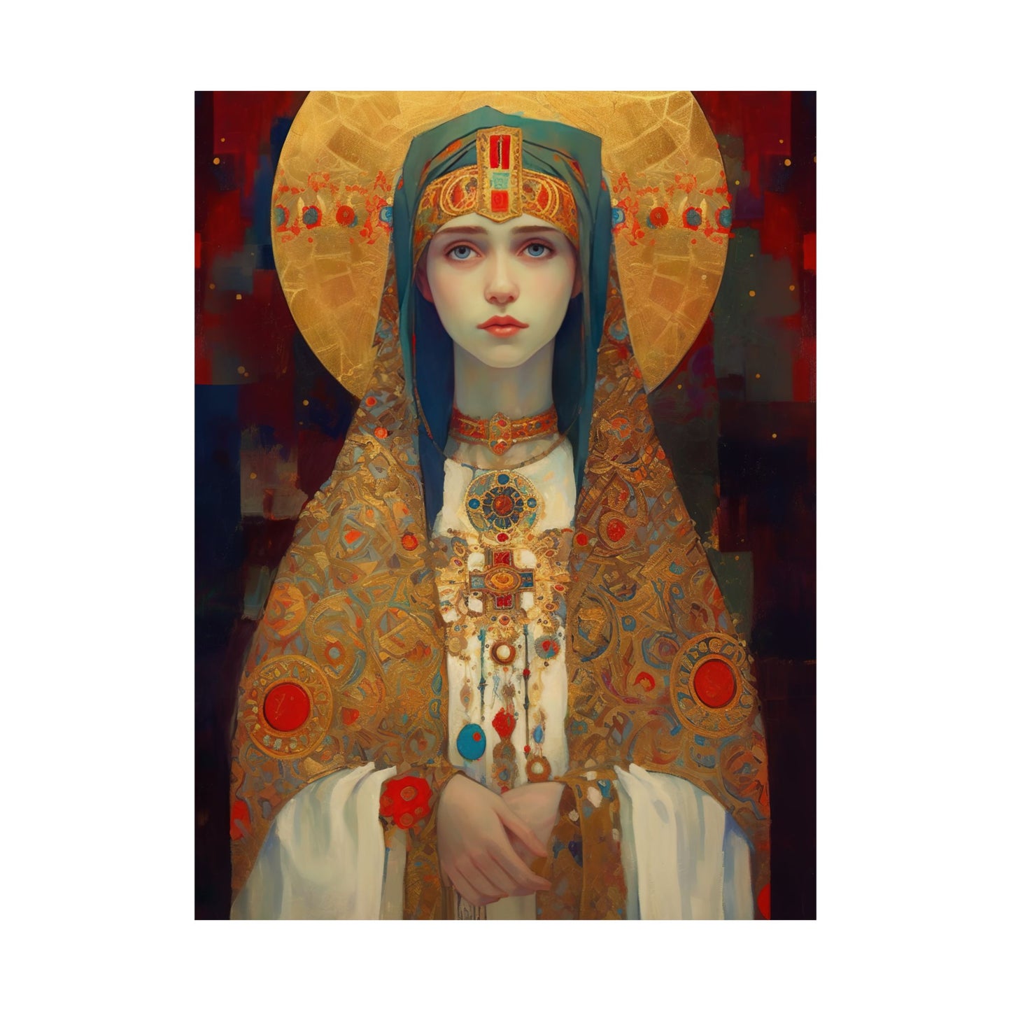 Saint Anastasia of Sirmium Print - Sanctified Souls Print - Multiple Sizes - Premium Matte Vertical Posters