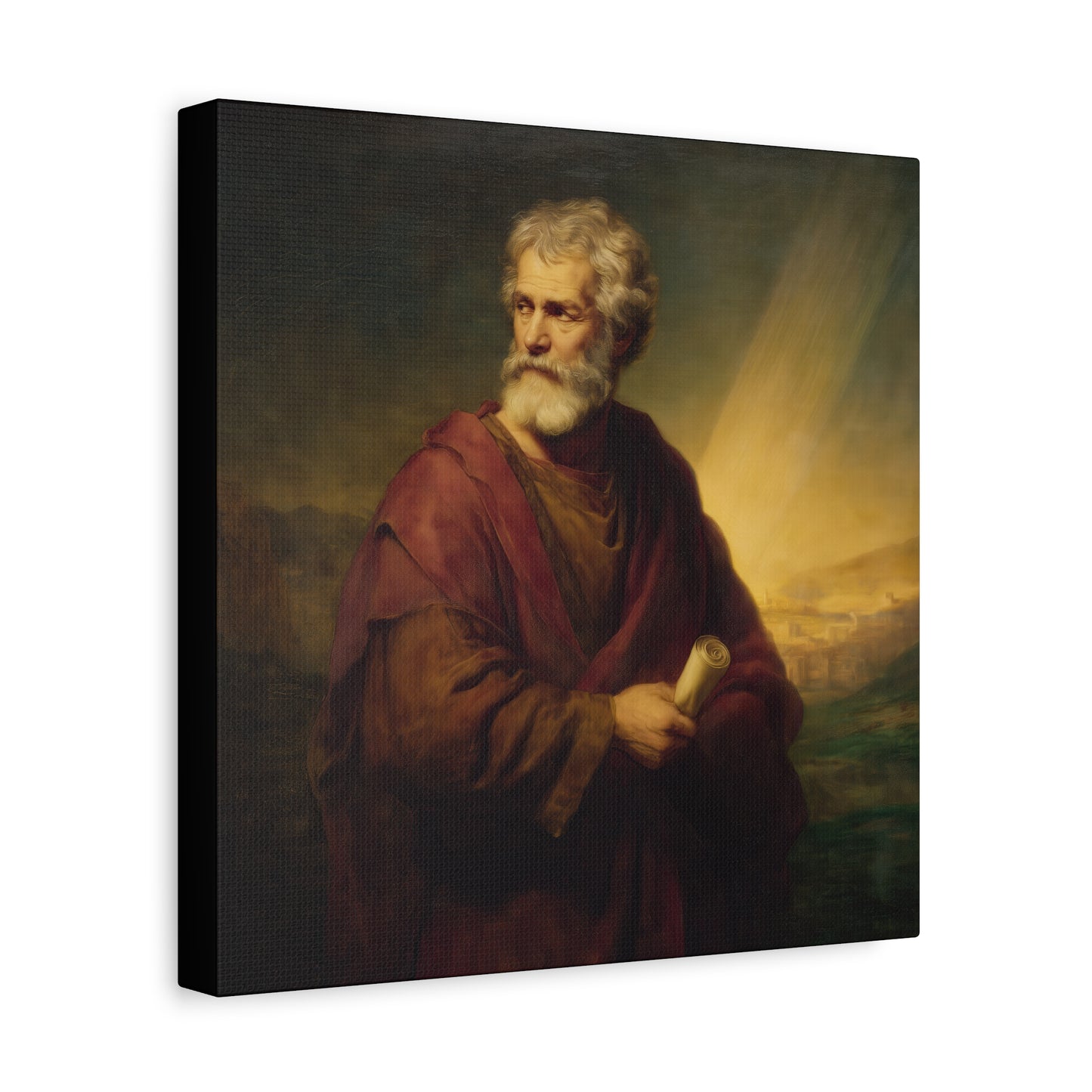 Saint Phillip the Apostle -  Museum Wrapped Canvas - Sanctified Souls Print - Religious Art for your Home