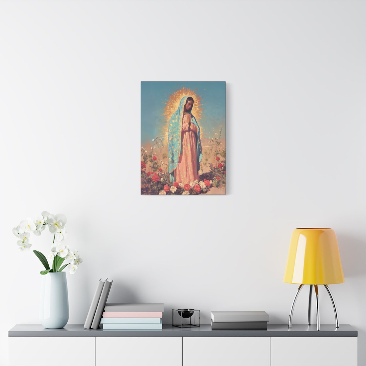 Our Lady of Guadalupe - Gallery Wrapped Canvas - Print - Religious Art for your Home - Catholic Art