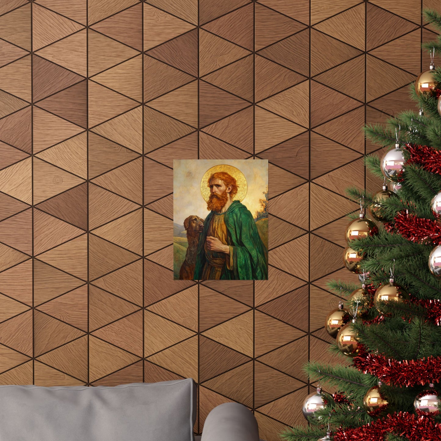 Saint Andrew the Scot - Sanctified Souls Print - Multiple Sizes - Premium Posters - Catholic Art - Christian - Gifts for Catholics
