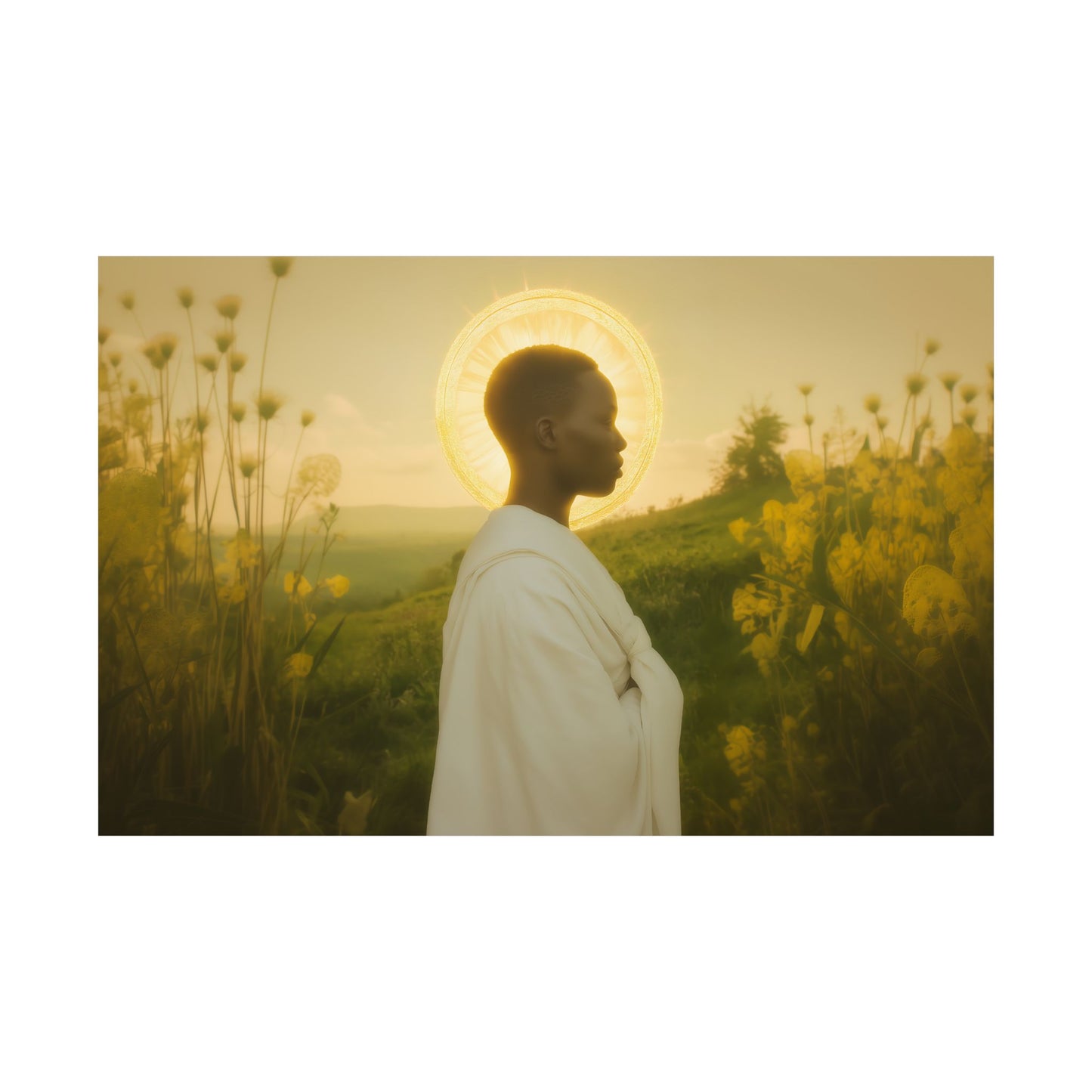 Saint Charles Lwanga- Sanctified Souls Print - Multiple Sizes - Premium Posters - Catholic Art - Christian Home Decor Artwork