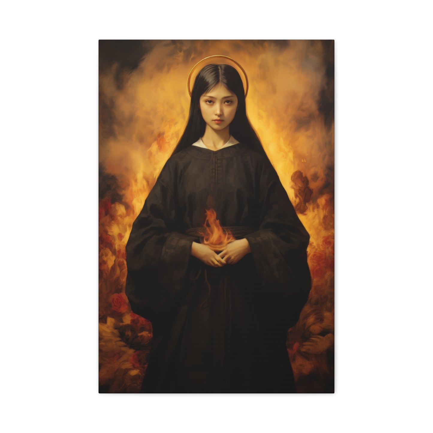 Blessed Mary Magdalen Kiota - Museum Wrapped Canvas - Print - Religious Art for your Home - Christian print - Prayer Room Catholic Saint