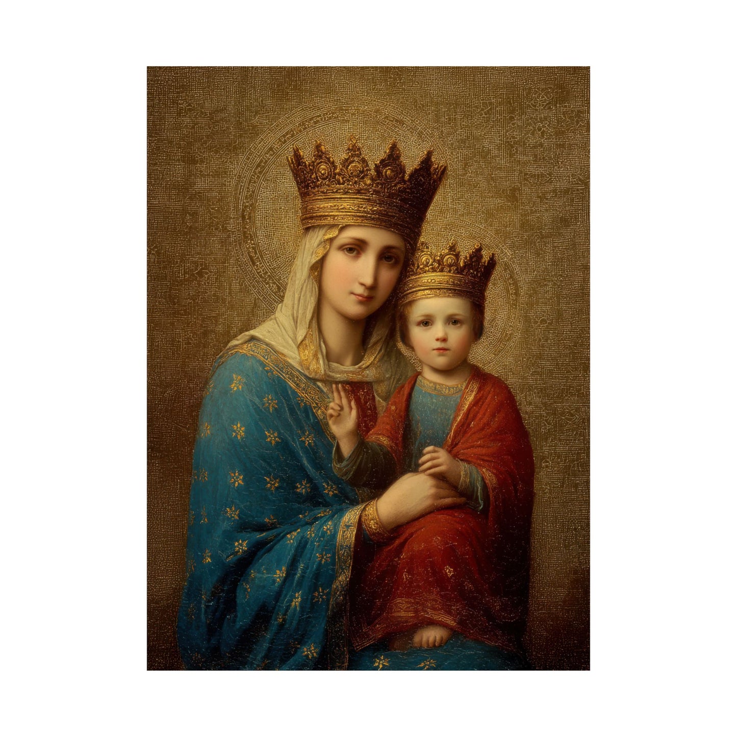 Madonna della Strada - Our Lady of the Way - Sanctified Souls Print - Multiple Sizes - Premium Matte Vertical Posters