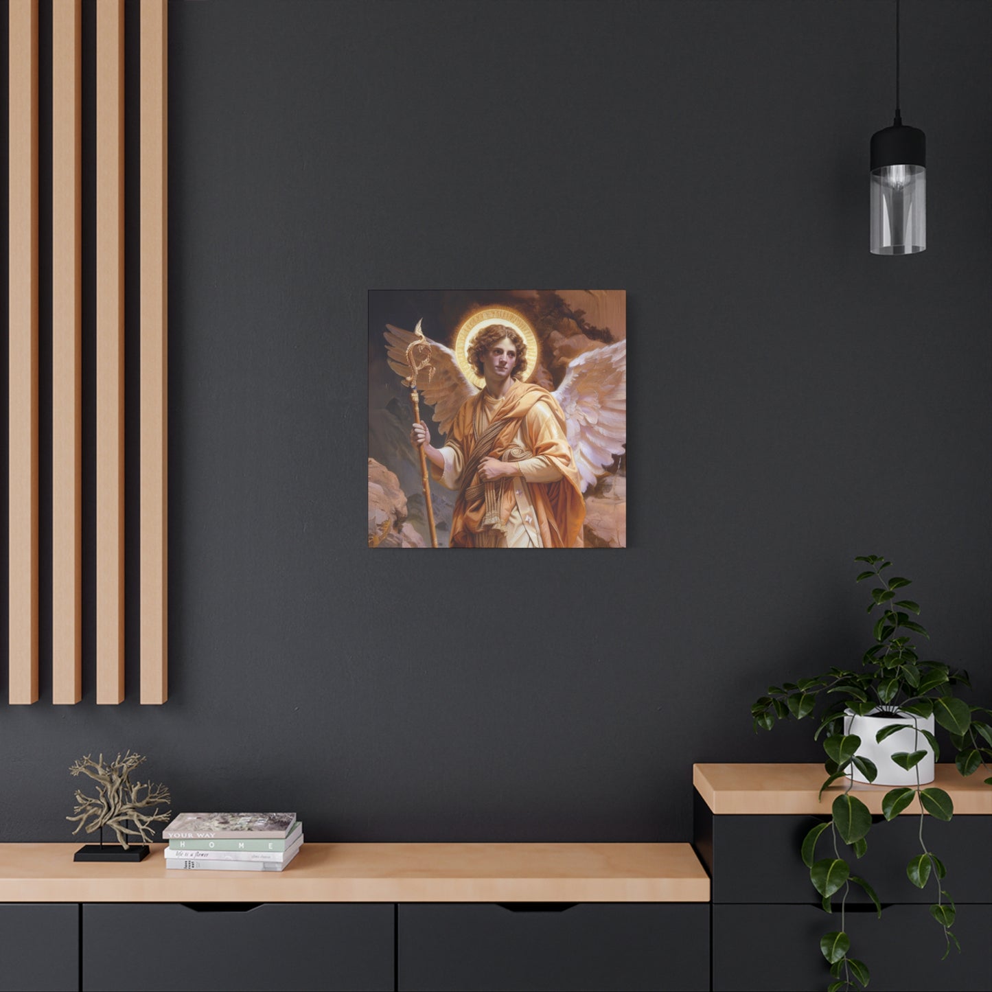 Saint Raphael the Archangel - Gallery Wrapped Canvas - Print - Religious Art for your Home - Catholic