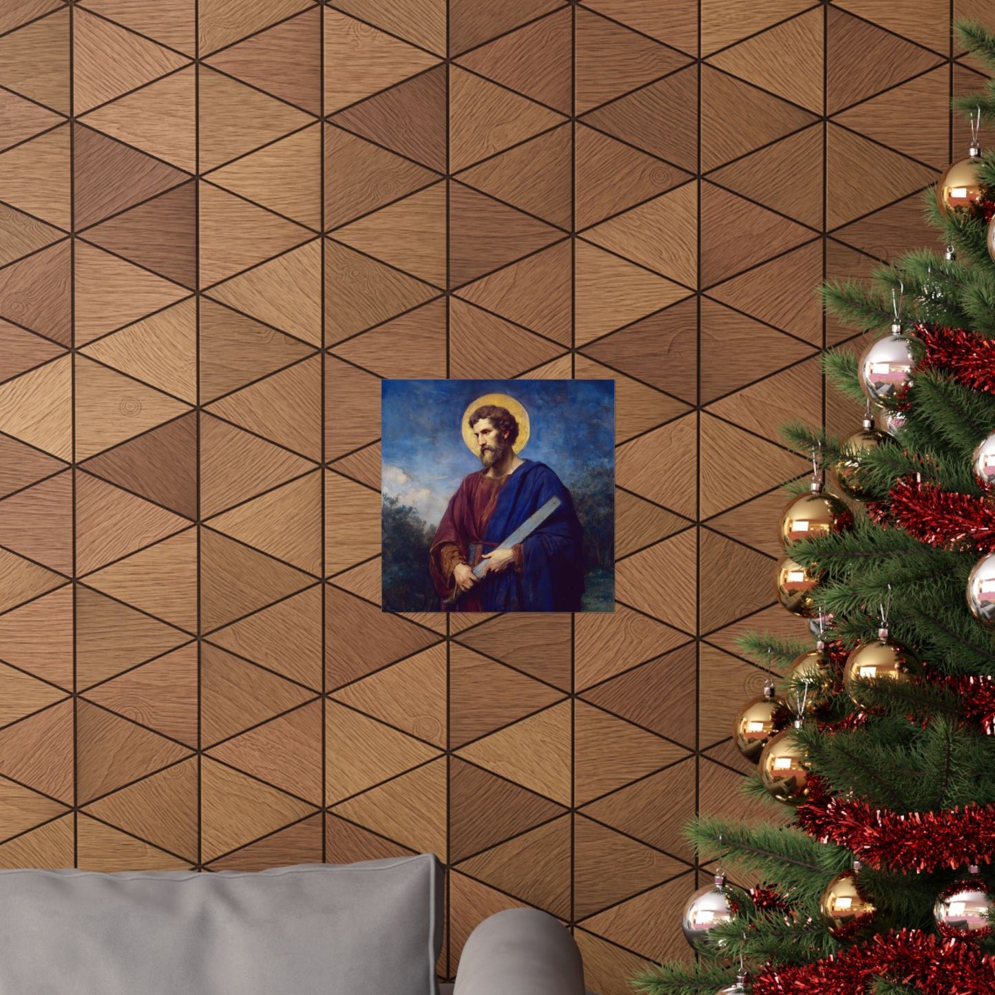 Saint Simon the Apostle  - Sanctified Souls Print - Multiple Sizes - Premium Matte Vertical Posters