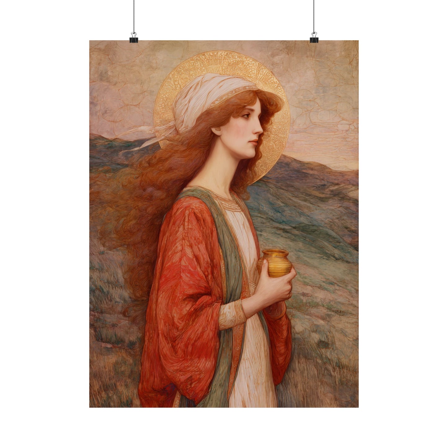 Saint Joanna - Sanctified Souls Print - Multiple Sizes - Premium Matte Vertical Posters