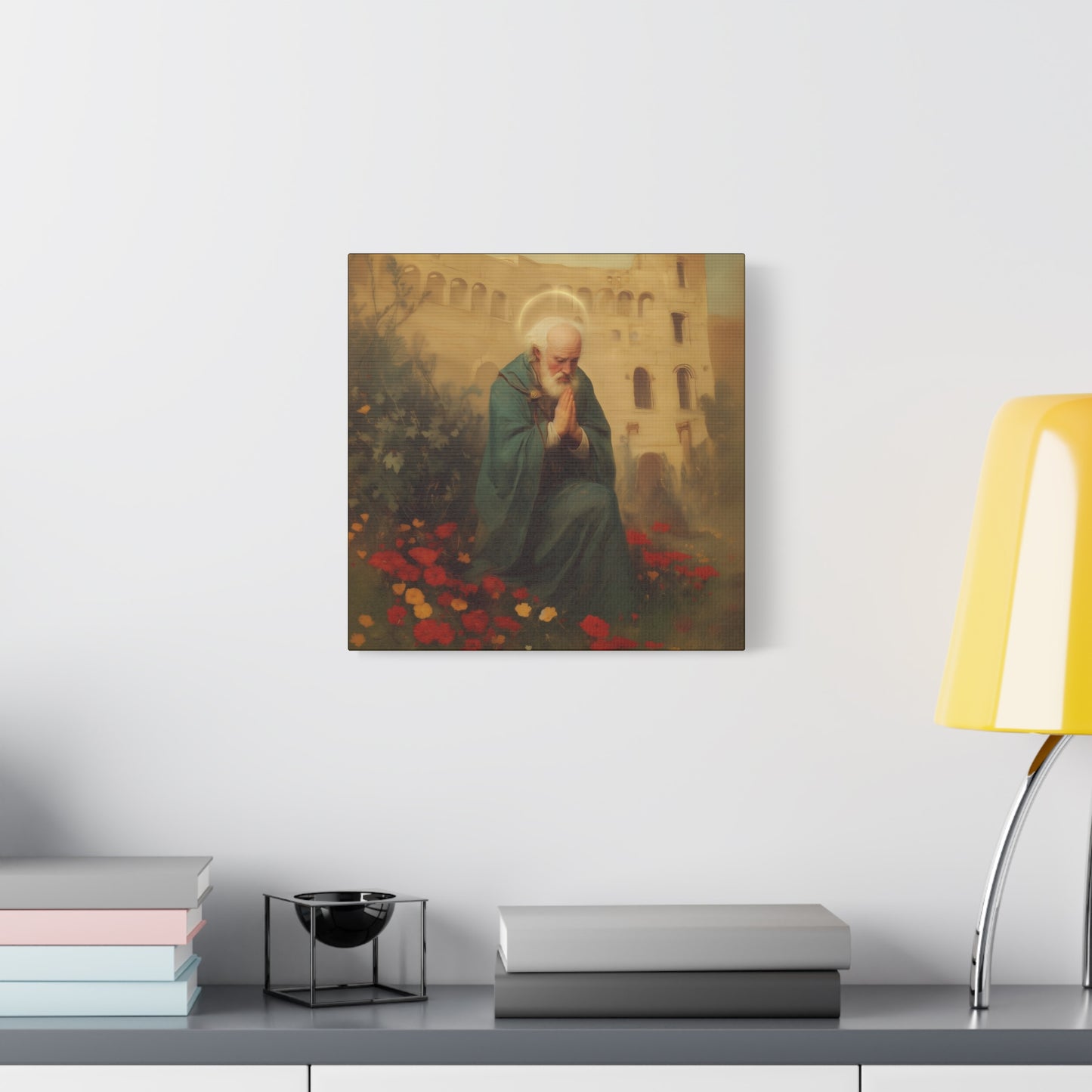 Saint Cyprian - Multiple Sizes - Catholic Home art - Museum Wrapped Canvas - Sanctified Souls Print - Catholic Martyr Art